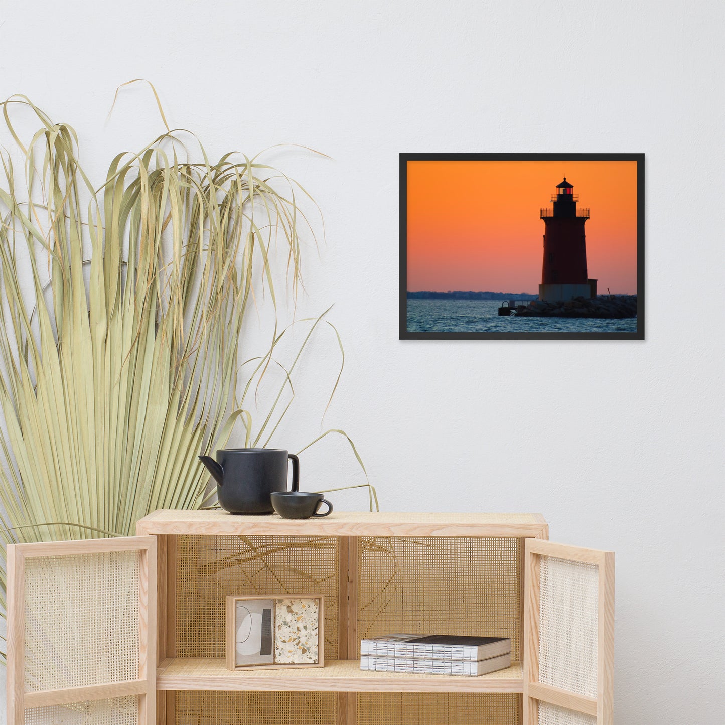 Sunset at Henlopen State Park 3 Framed Photo Paper Wall Art Prints