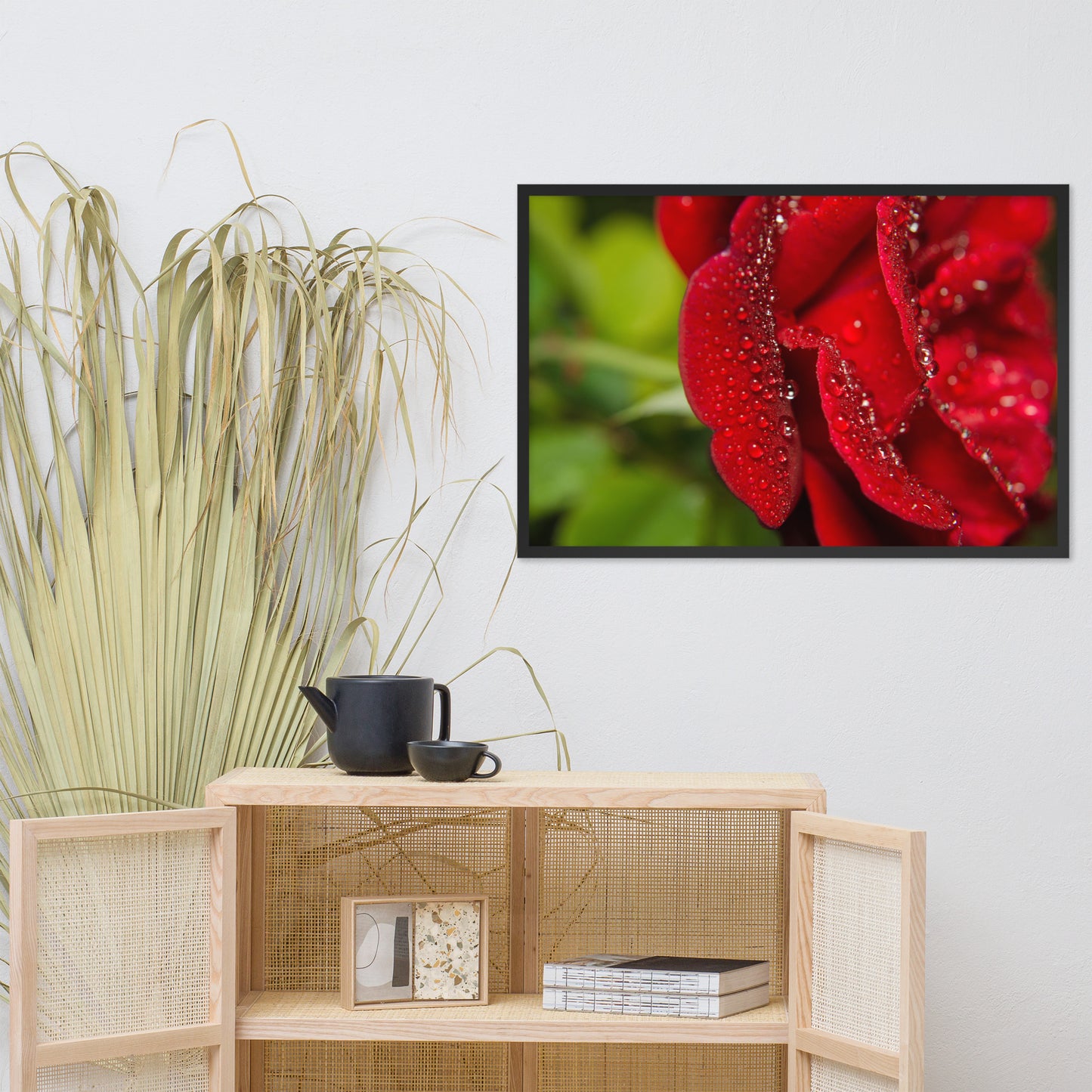 Bold and Beautiful Floral Nature Photo Framed Wall Art Print