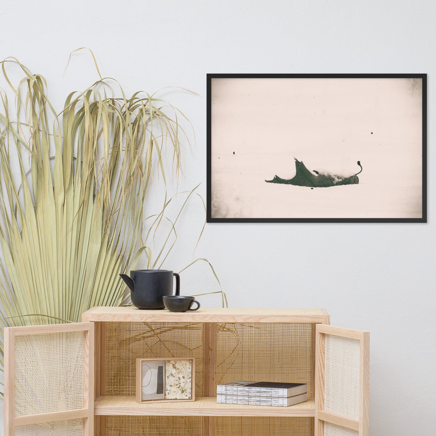 Bleak Winter Botanical Nature Photo Framed Wall Art Print