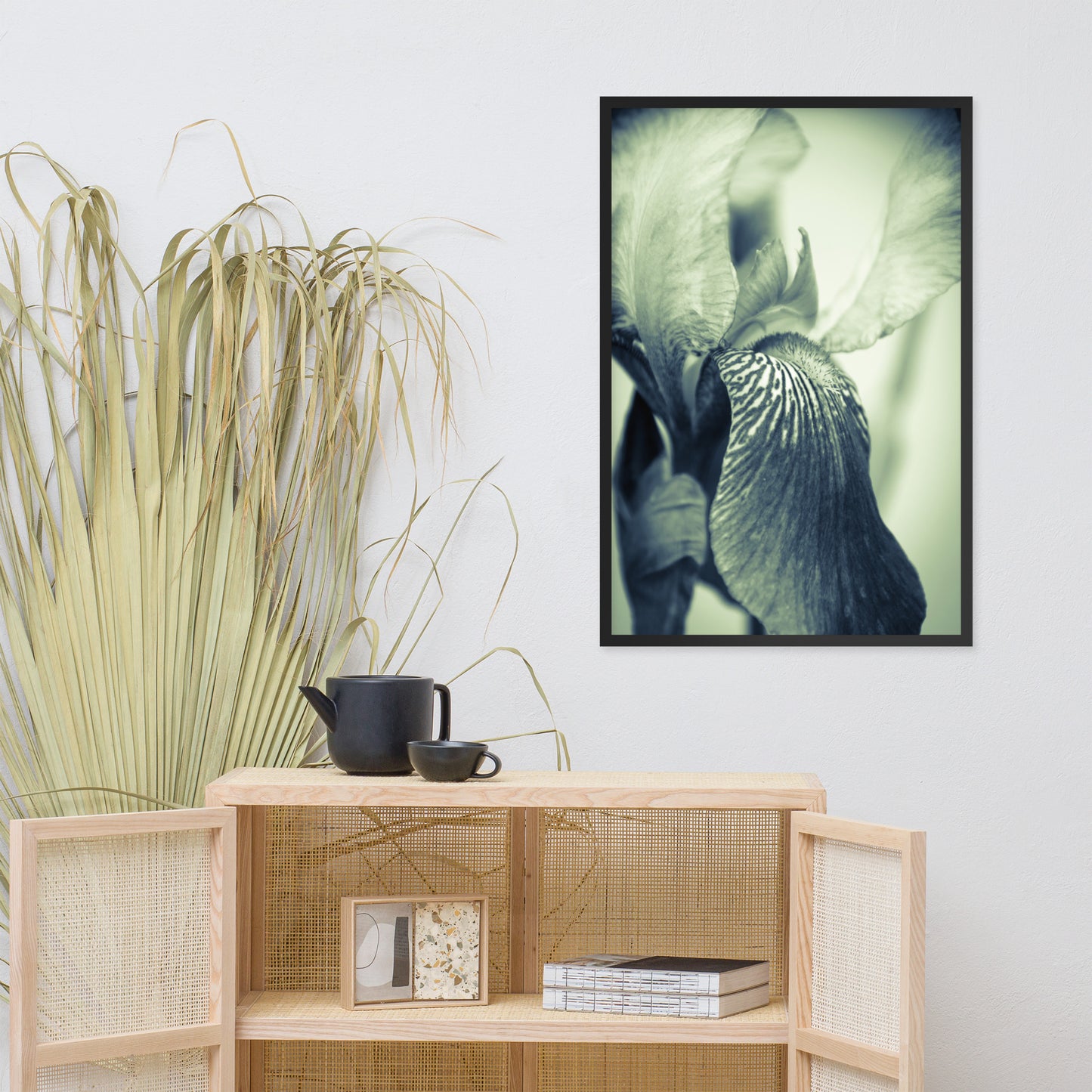 Artwork For Dining Room Ideas: Abstract Japanese Iris Delight- Botanical / Floral / Flora / Flowers / Nature Photograph Framed Wall Art Print - Artwork - Wall Decor - Home Decor