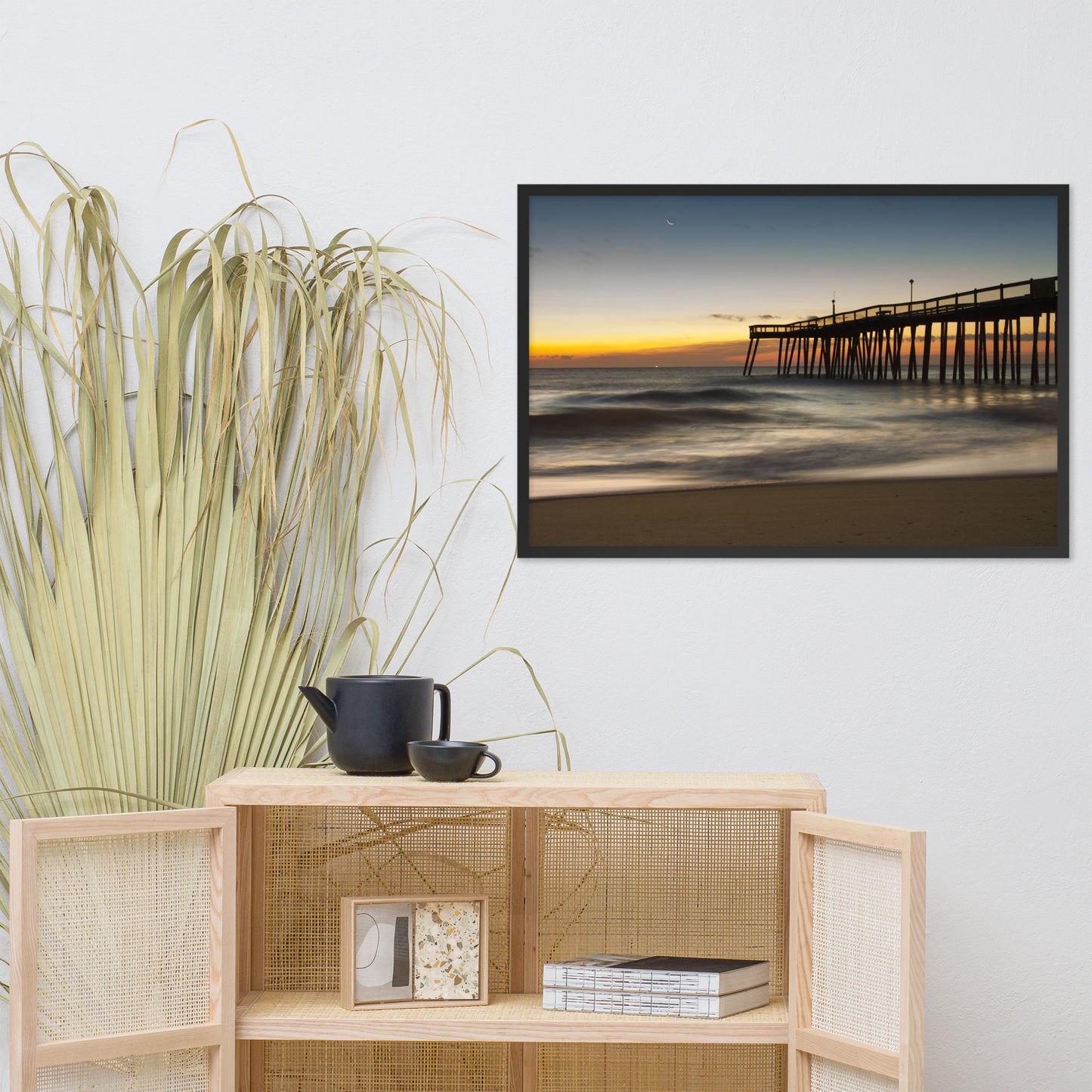 Motion of the Ocean Coastal Landscape Framed Photo Paper Wall Art Prints