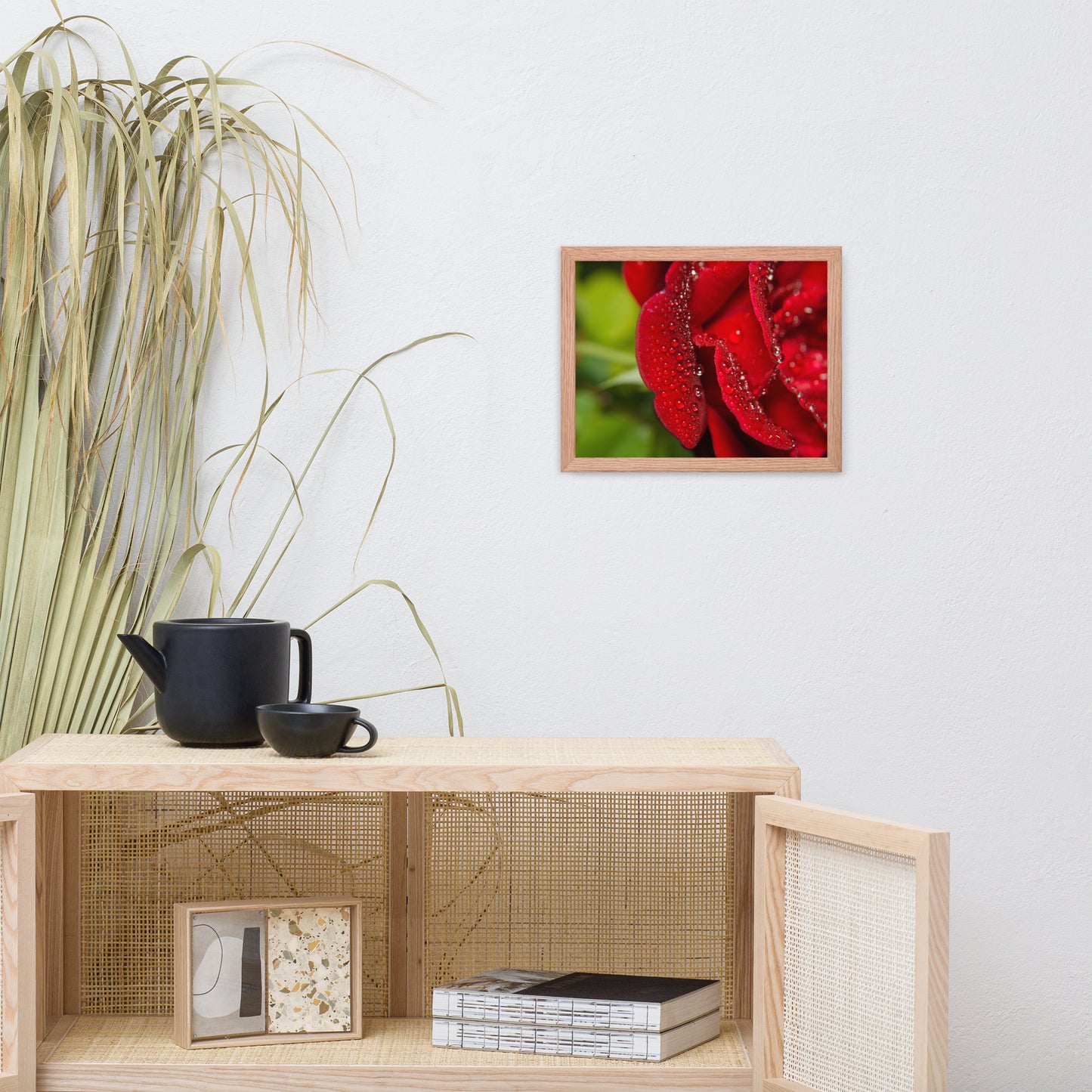 Bold and Beautiful Floral Nature Photo Framed Wall Art Print