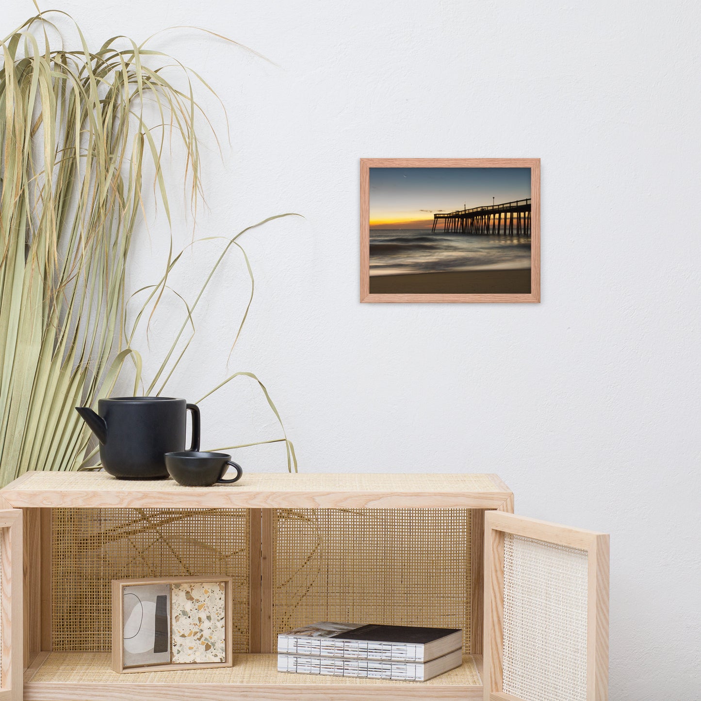Motion of the Ocean Coastal Landscape Framed Photo Paper Wall Art Prints