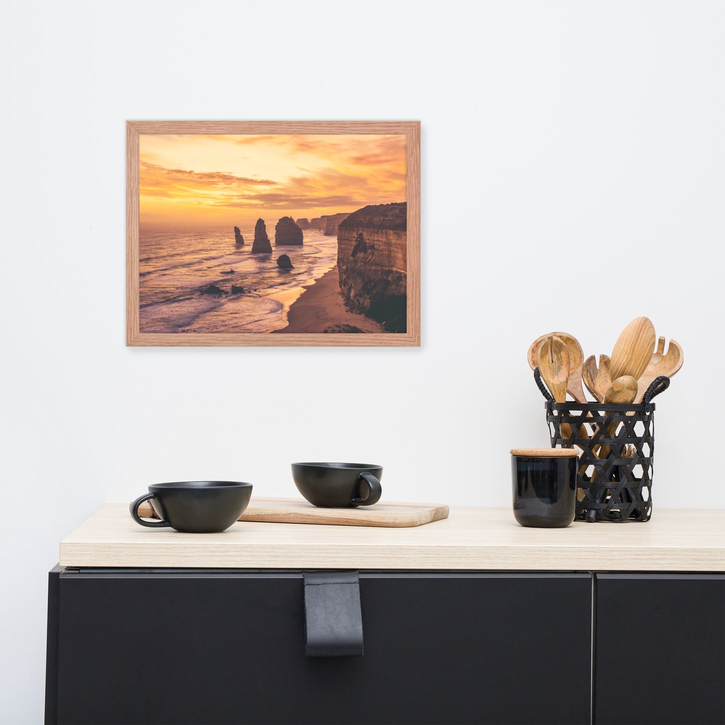 Twelve Apostles at Sunset Victoria, Australia with Daydream Effect Framed Wall Art Prints