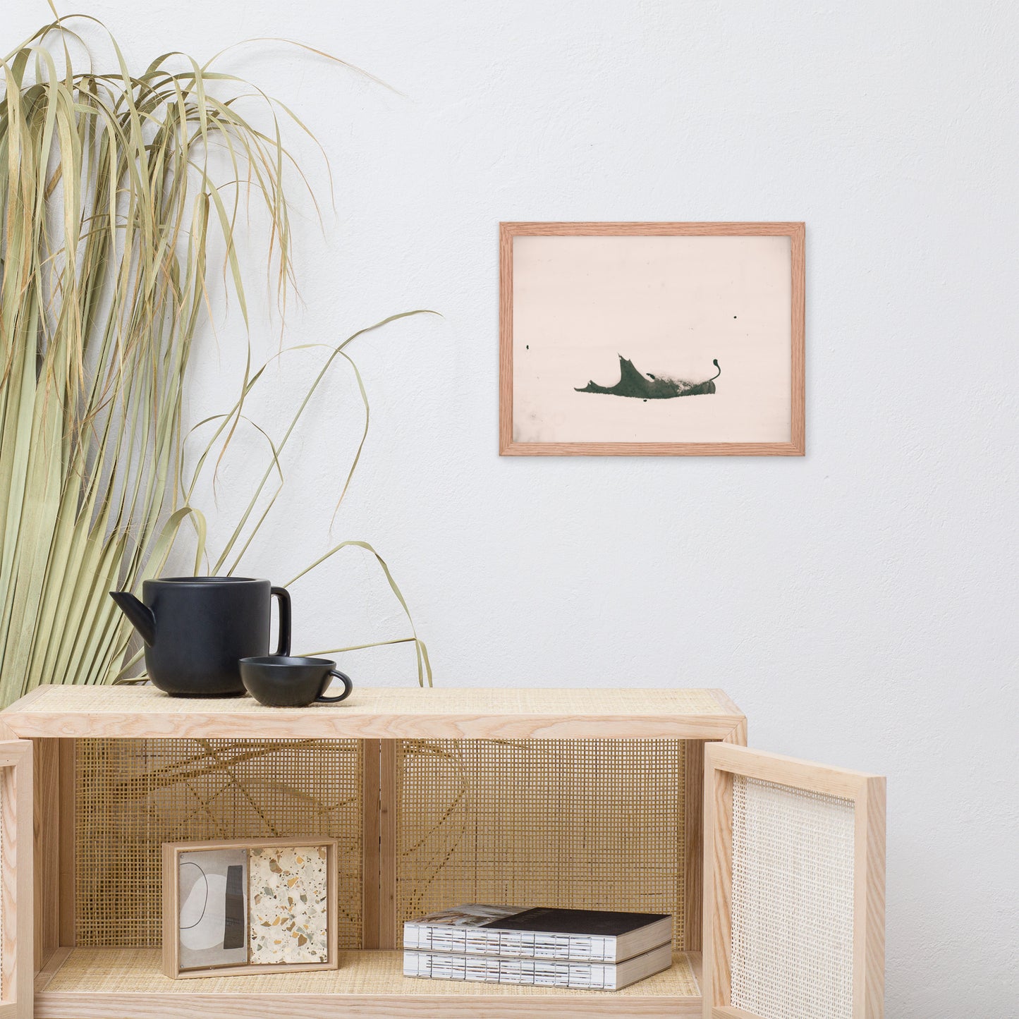 Bleak Winter Botanical Nature Photo Framed Wall Art Print