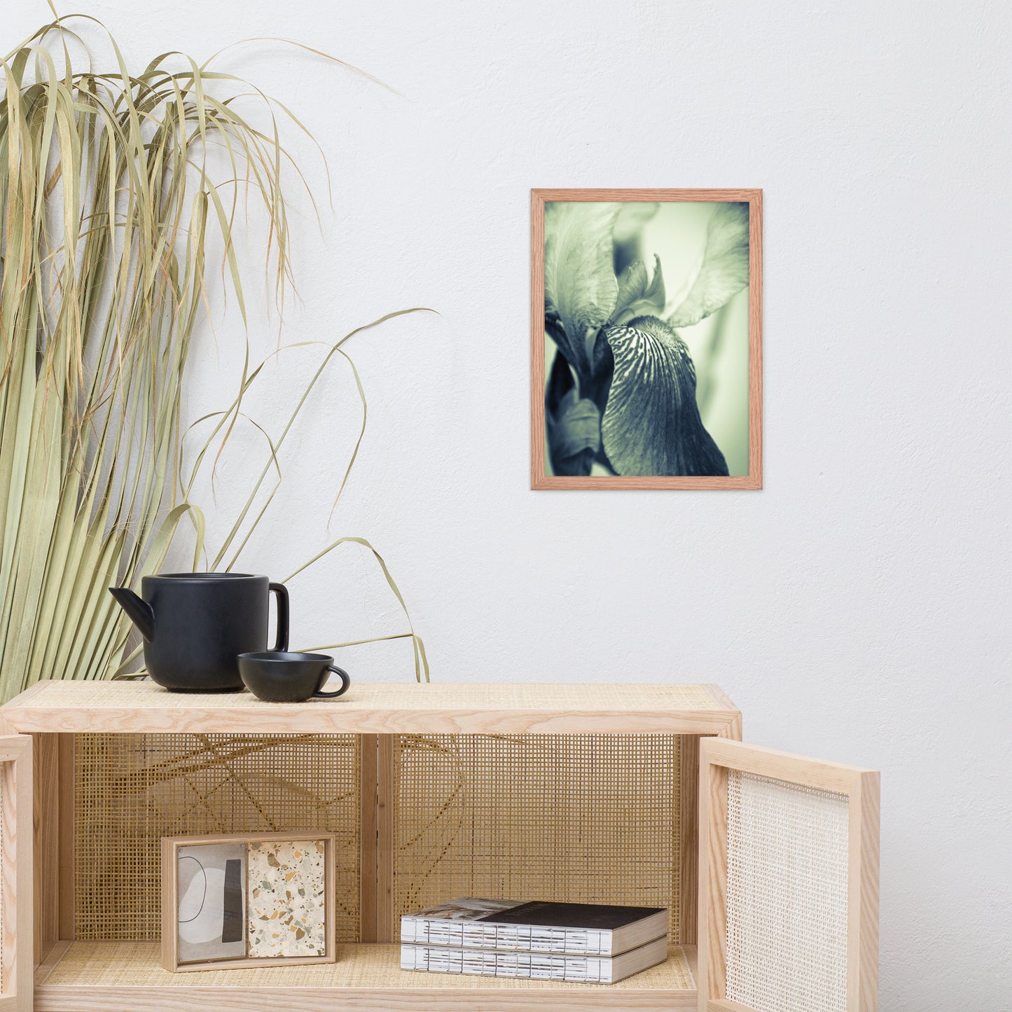 Dining Room Wall Decor Ideas: Abstract Japanese Iris Delight- Botanical / Floral / Flora / Flowers / Nature Photograph Framed Wall Art Print - Artwork - Wall Decor - Home Decor