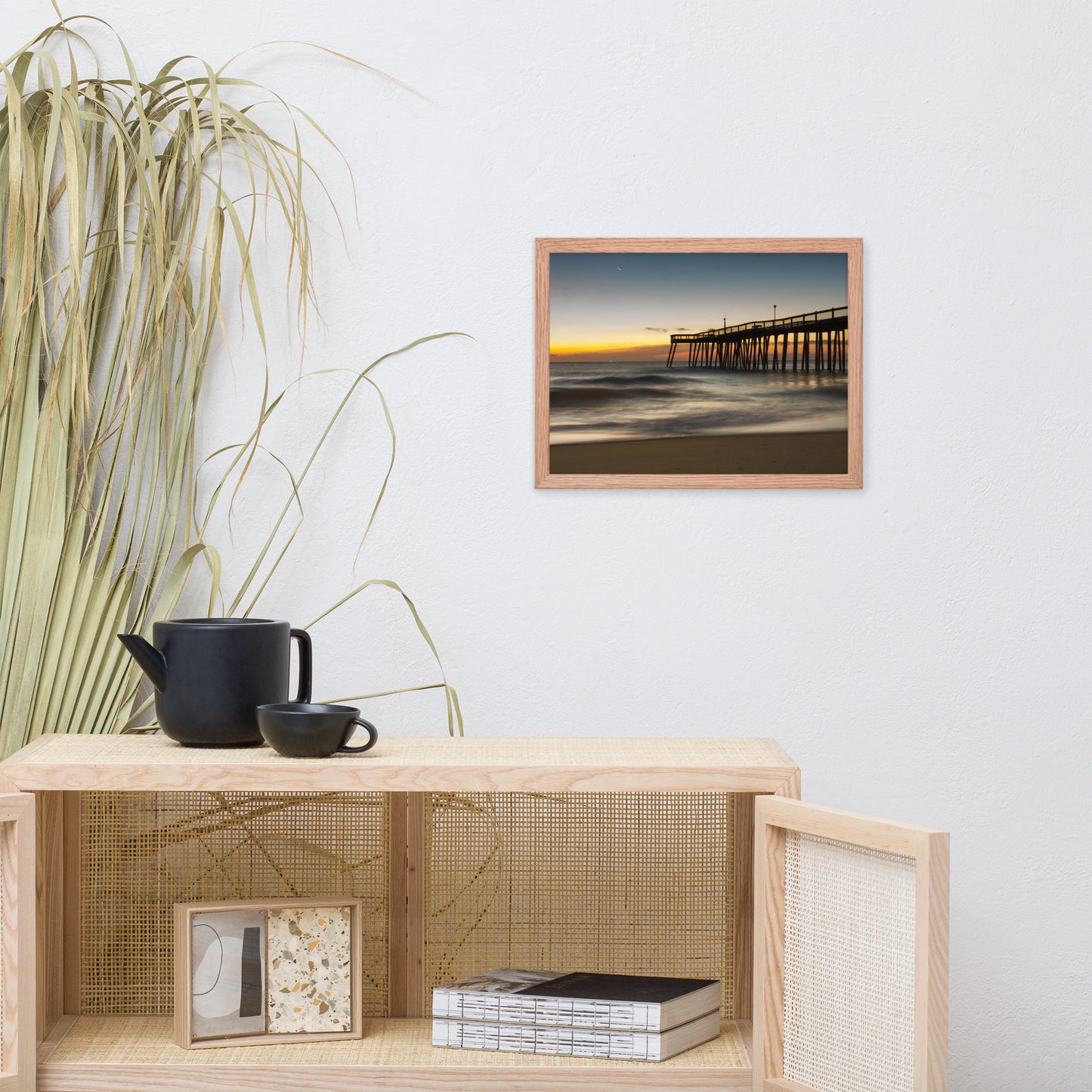 Motion of the Ocean Coastal Landscape Framed Photo Paper Wall Art Prints