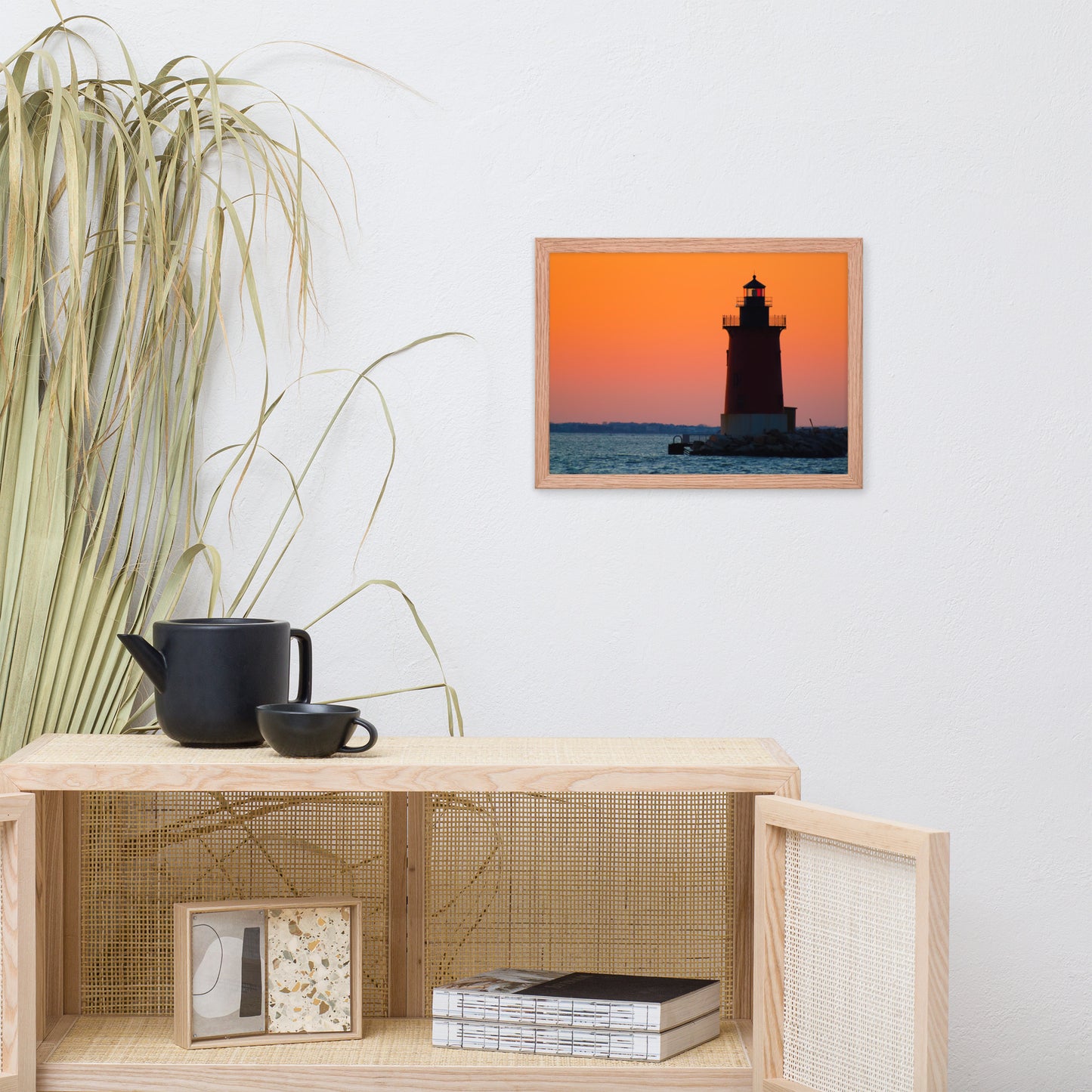 Sunset at Henlopen State Park 3 Framed Photo Paper Wall Art Prints
