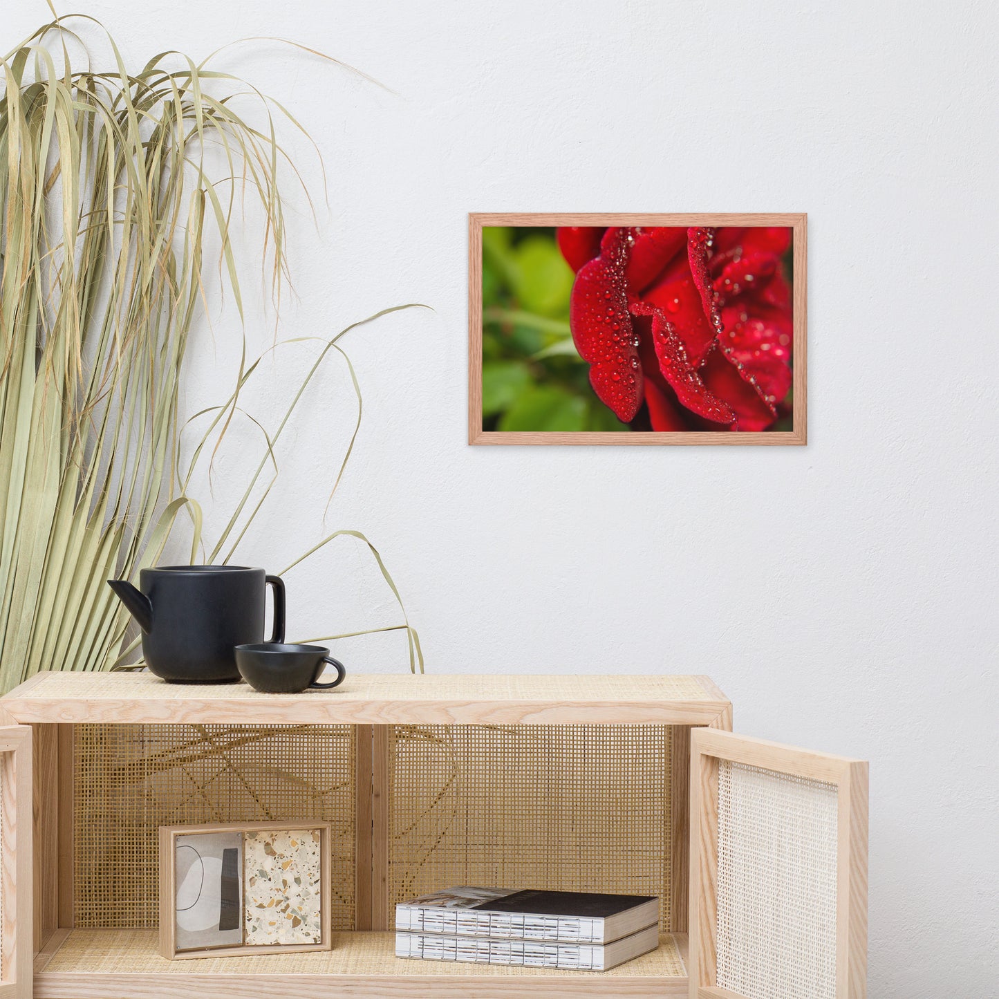 Bold and Beautiful Floral Nature Photo Framed Wall Art Print