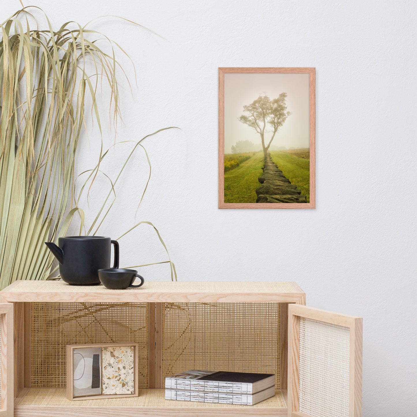 Calming Morning Rural Landscape Framed Photo Wall Art Prints