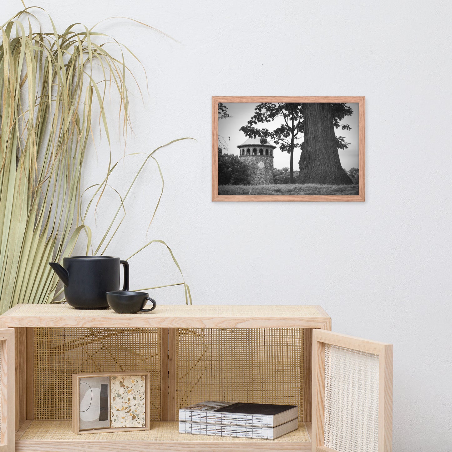 Rockford Tower in Black and White Framed Photo Paper Wall Art Prints