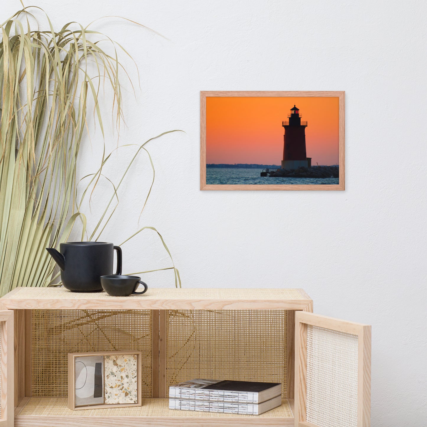 Sunset at Henlopen State Park 3 Framed Photo Paper Wall Art Prints