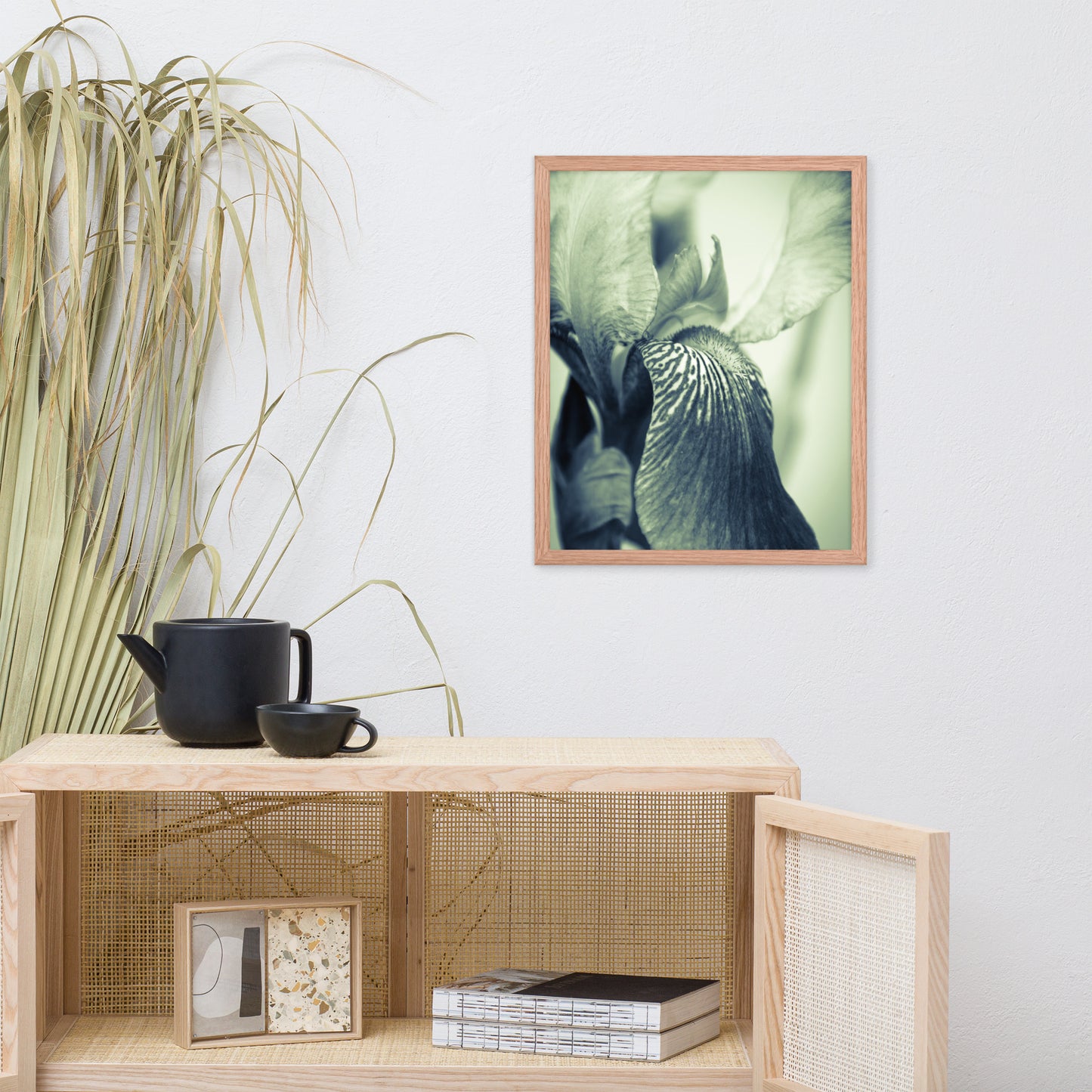 Dining Room Wall Hanging Ideas: Abstract Japanese Iris Delight- Botanical / Floral / Flora / Flowers / Nature Photograph Framed Wall Art Print - Artwork - Wall Decor - Home Decor