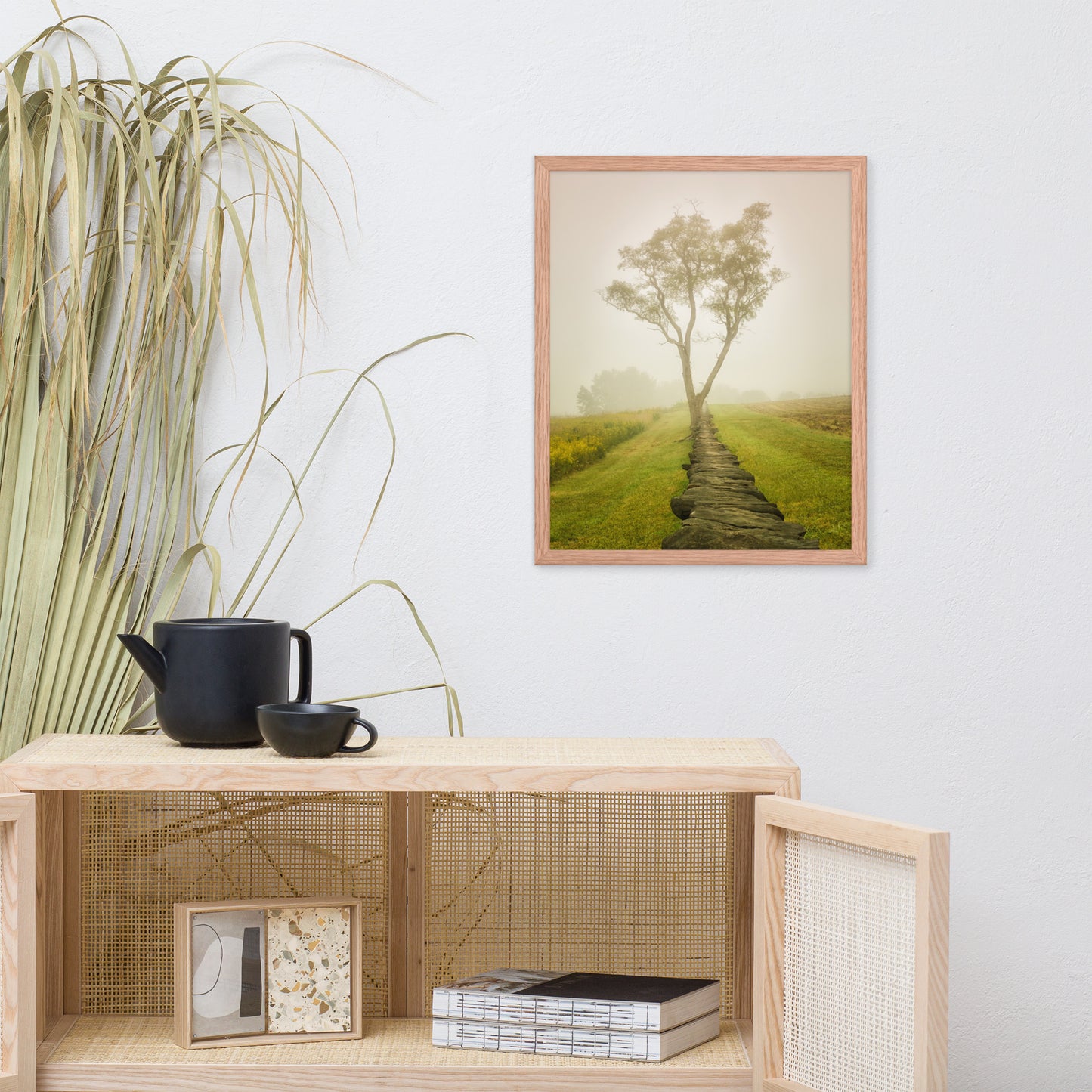 Calming Morning Rural Landscape Framed Photo Wall Art Prints