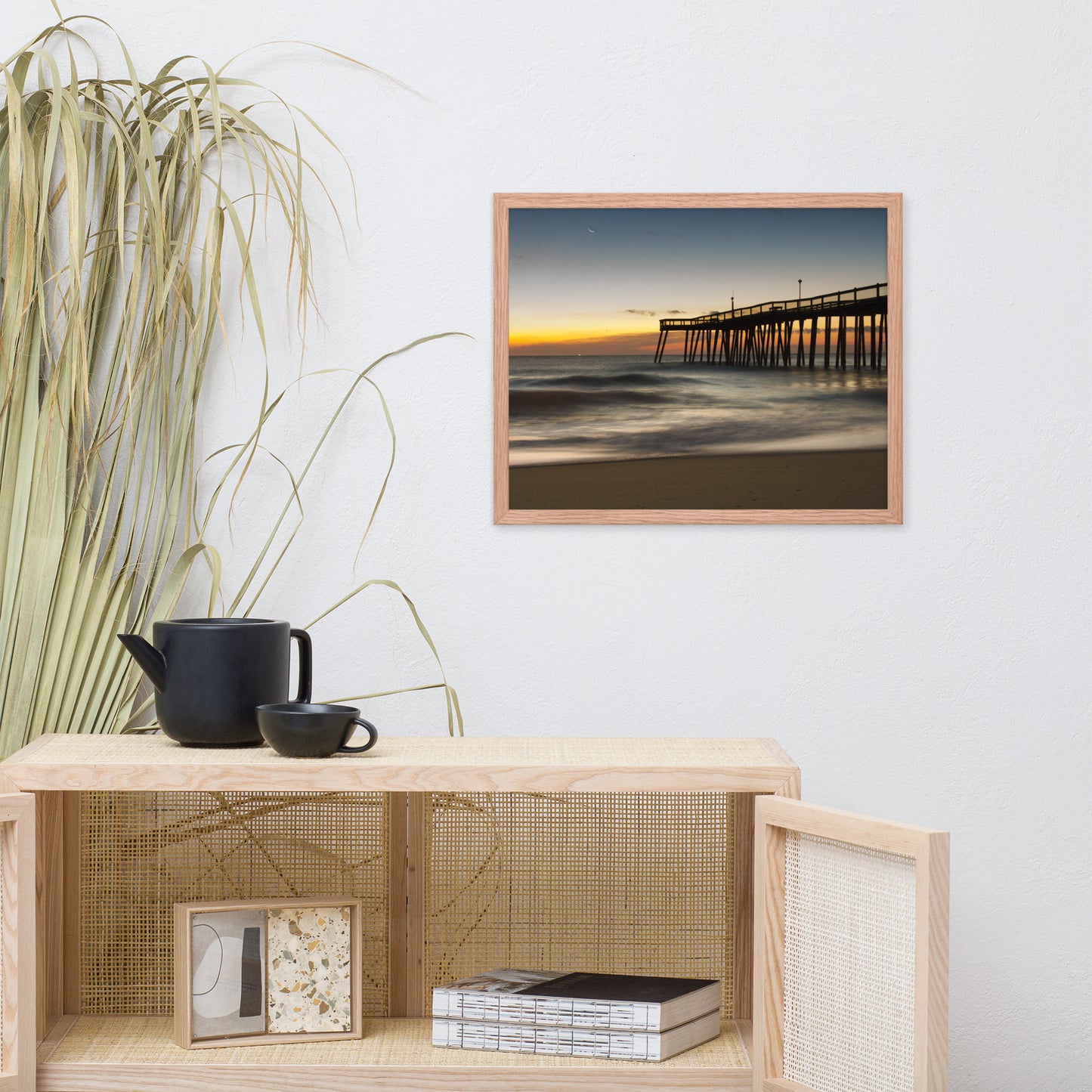Motion of the Ocean Coastal Landscape Framed Photo Paper Wall Art Prints