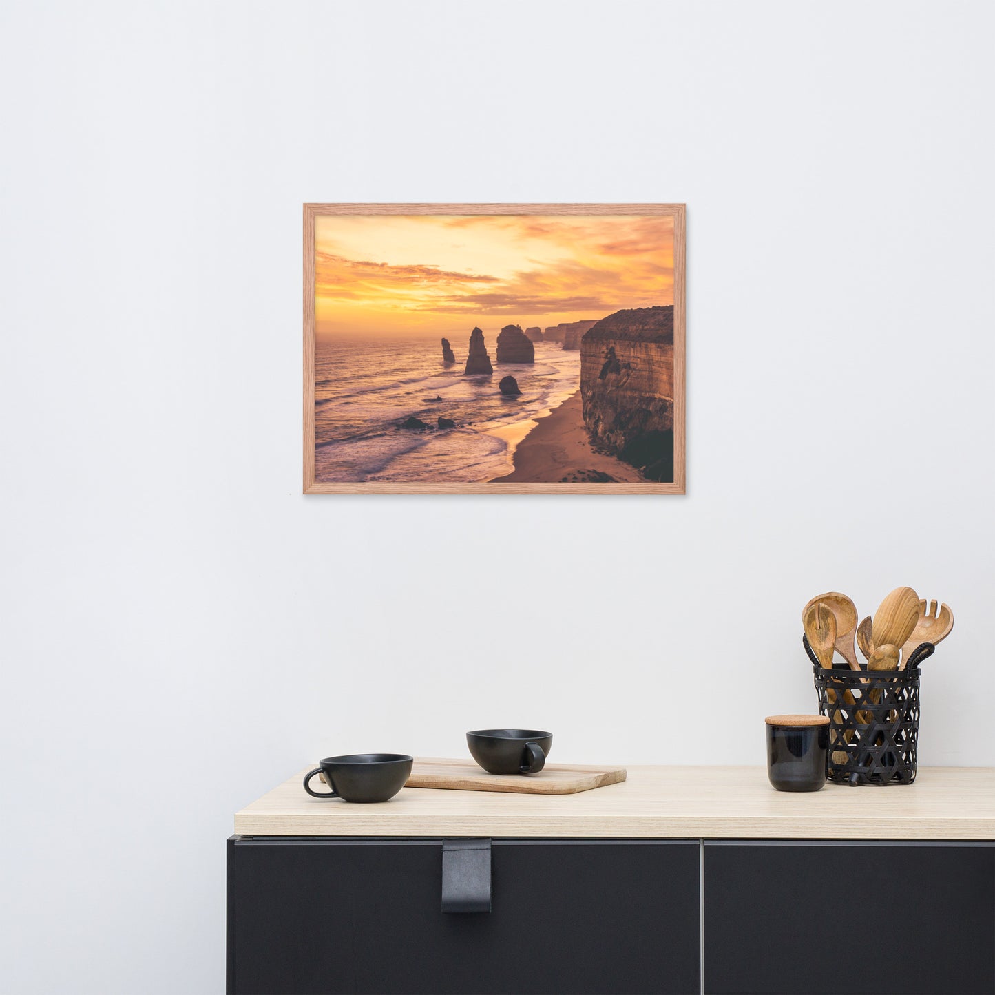 Twelve Apostles at Sunset Victoria, Australia with Daydream Effect Framed Wall Art Prints