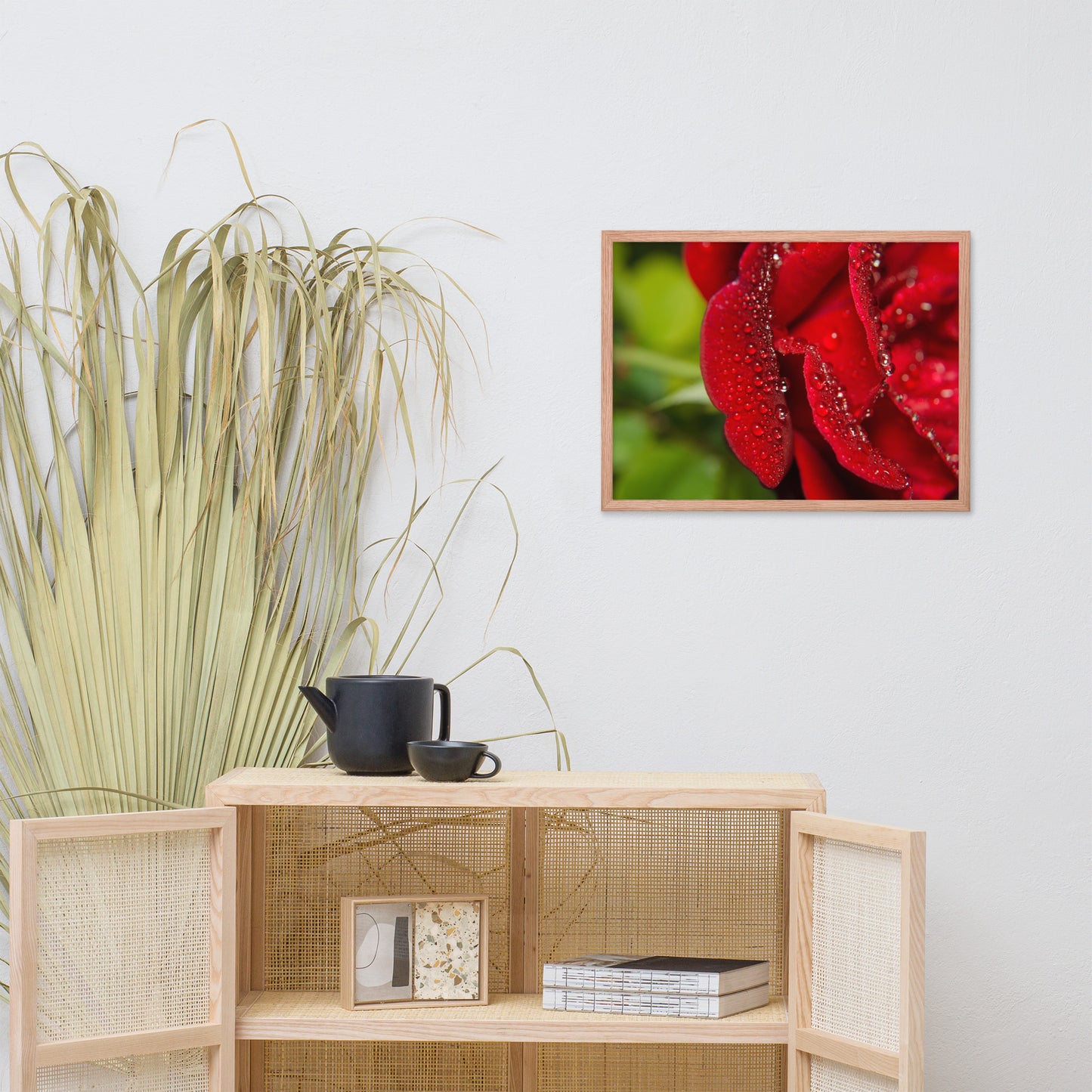 Bold and Beautiful Floral Nature Photo Framed Wall Art Print