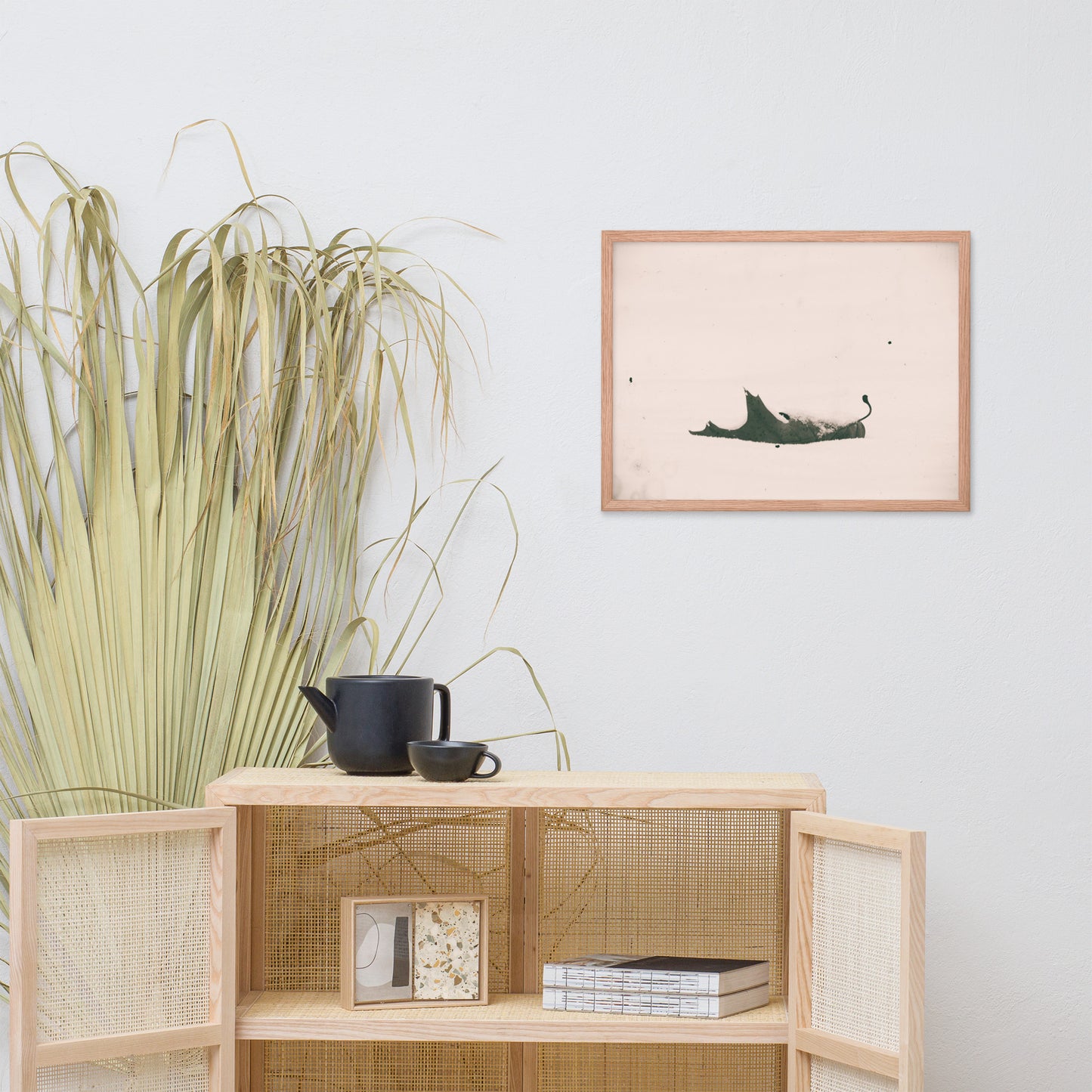 Bleak Winter Botanical Nature Photo Framed Wall Art Print