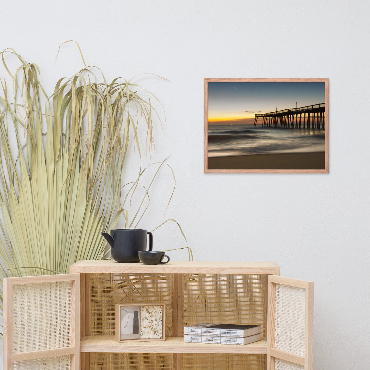 Motion of the Ocean Coastal Landscape Framed Photo Paper Wall Art Prints