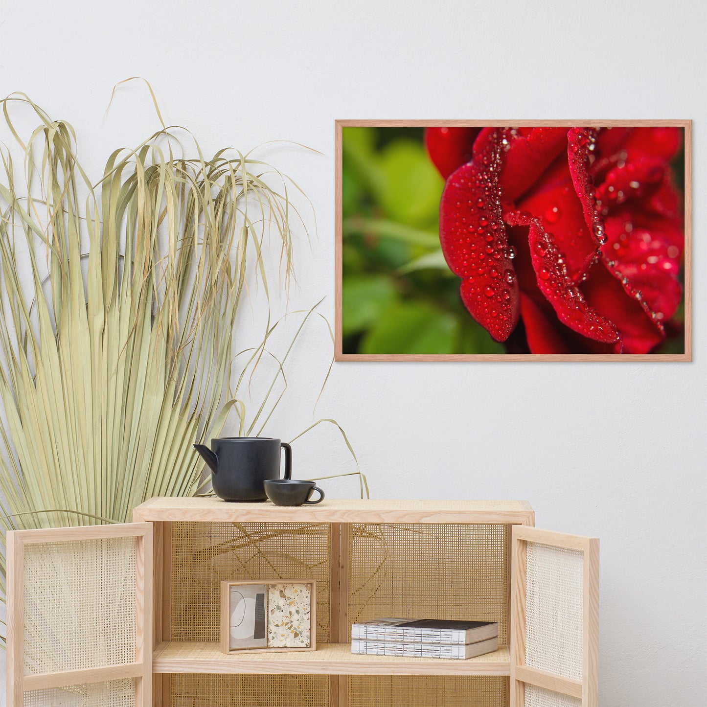 Bold and Beautiful Floral Nature Photo Framed Wall Art Print