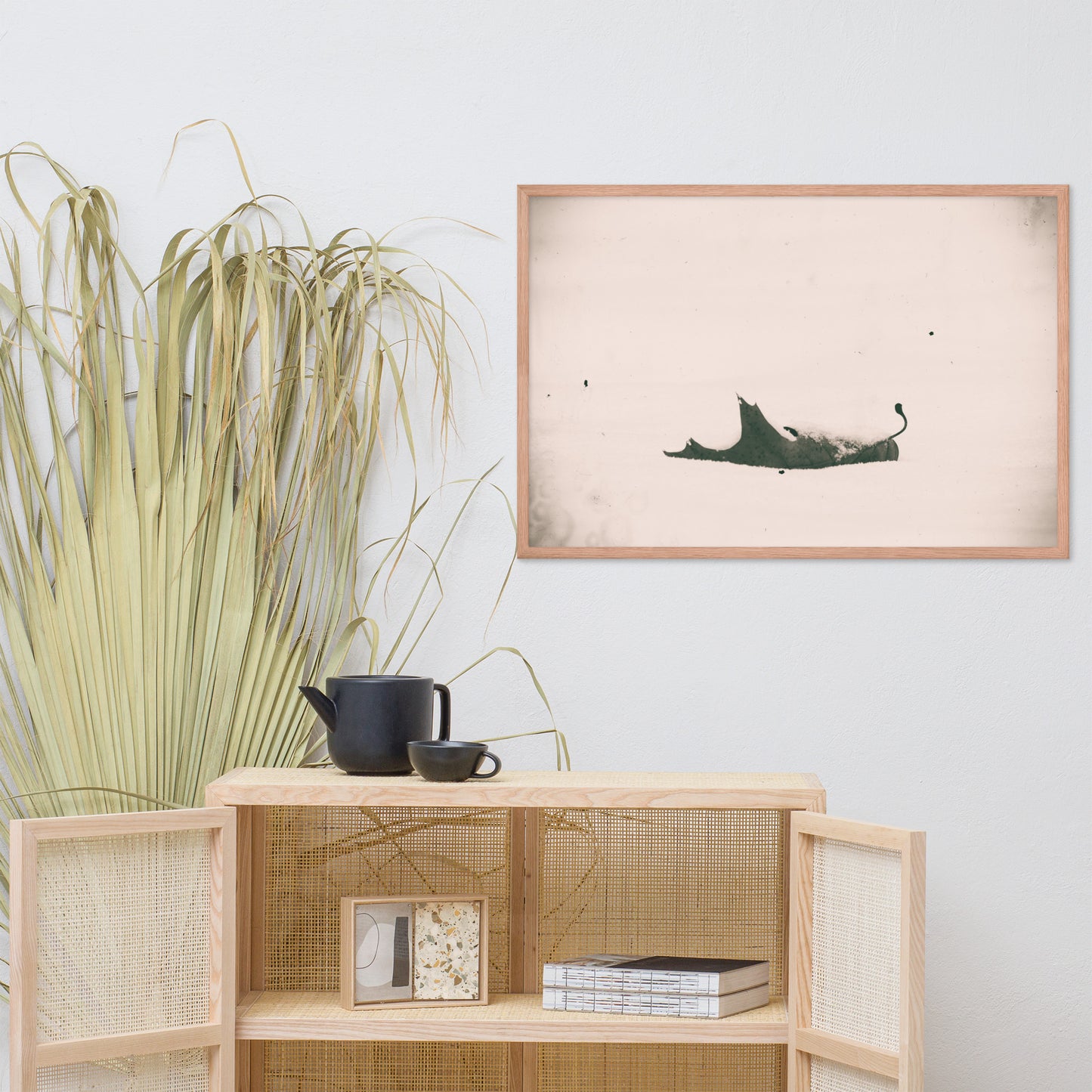 Bleak Winter Botanical Nature Photo Framed Wall Art Print