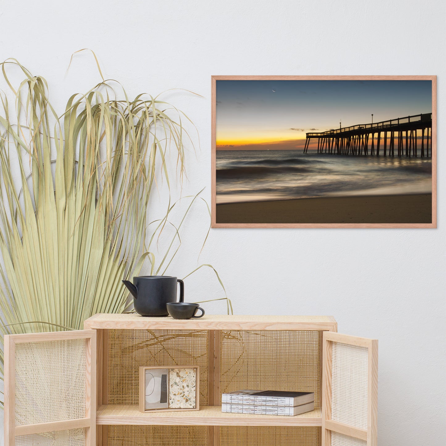 Motion of the Ocean Coastal Landscape Framed Photo Paper Wall Art Prints