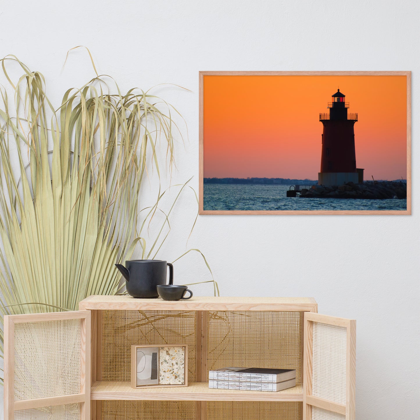 Sunset at Henlopen State Park 3 Framed Photo Paper Wall Art Prints