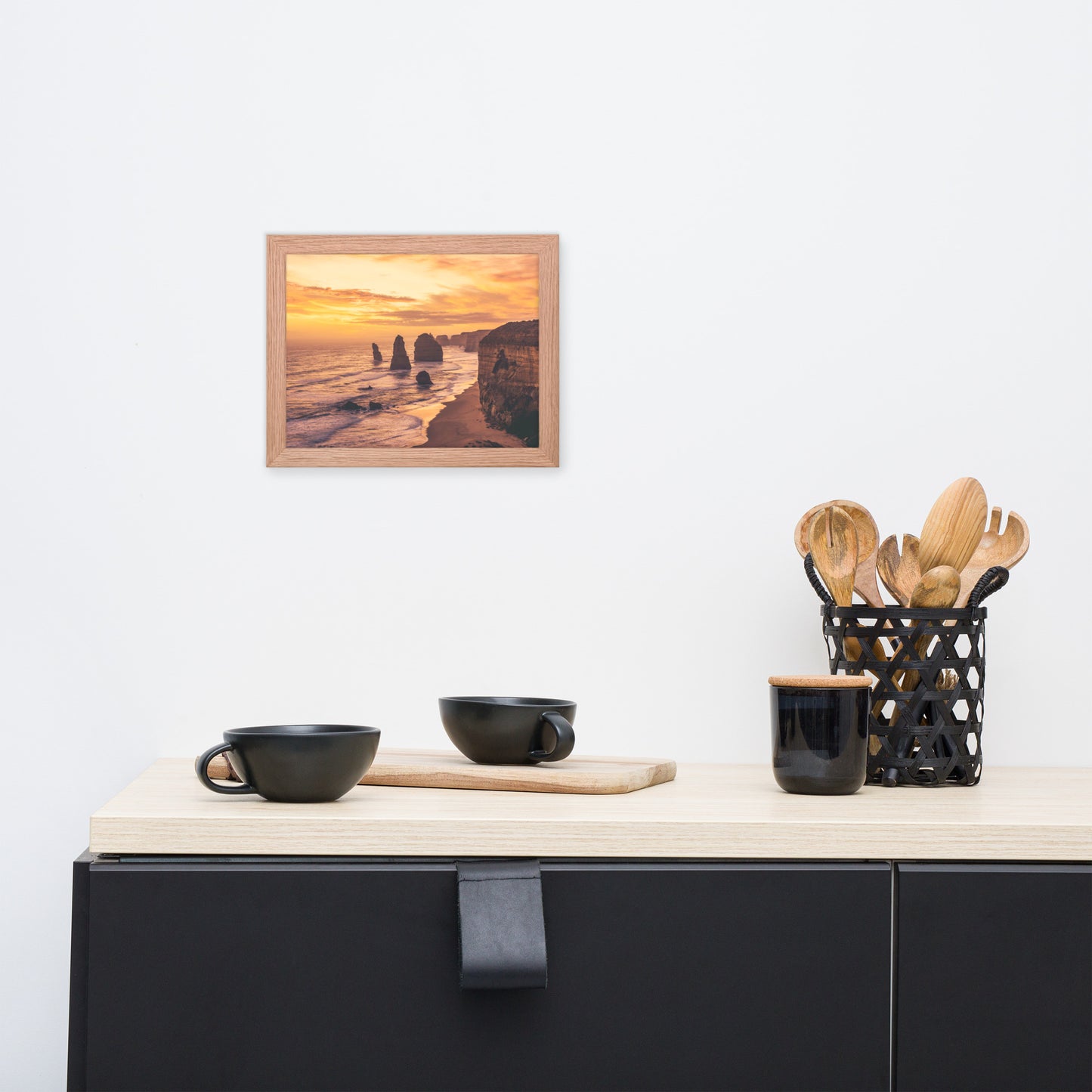 Twelve Apostles at Sunset Victoria, Australia with Daydream Effect Framed Wall Art Prints