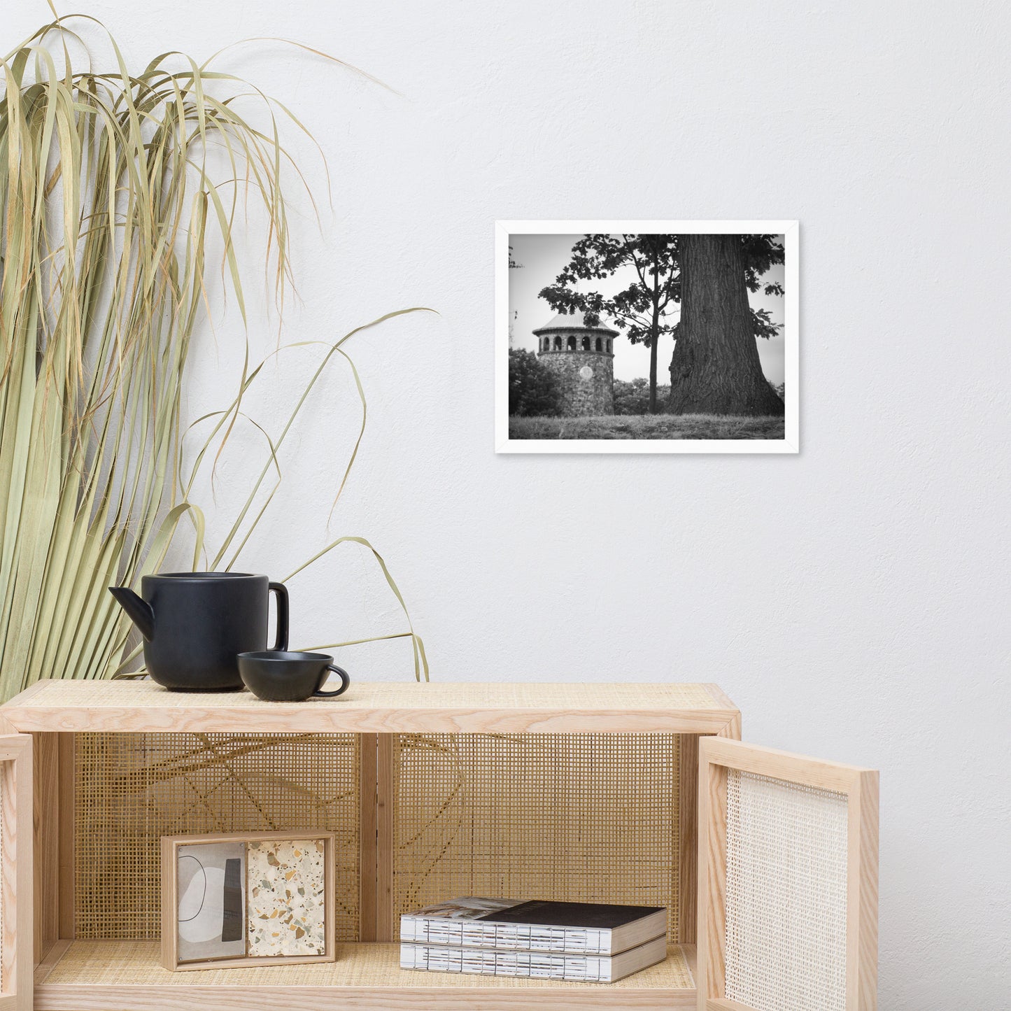 Rockford Tower in Black and White Framed Photo Paper Wall Art Prints