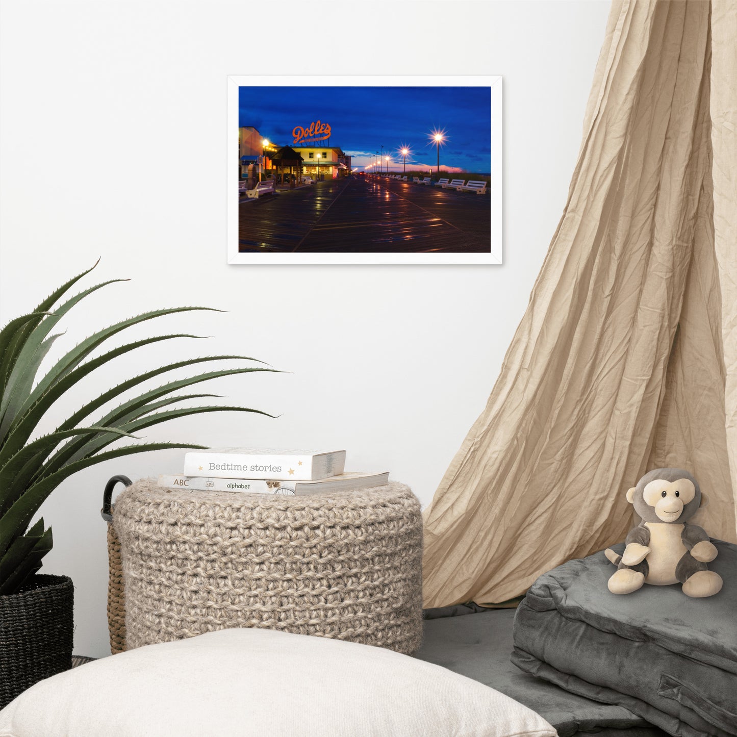 Early Morning at Dolles Urban Landscape Photo Framed Wall Art Print