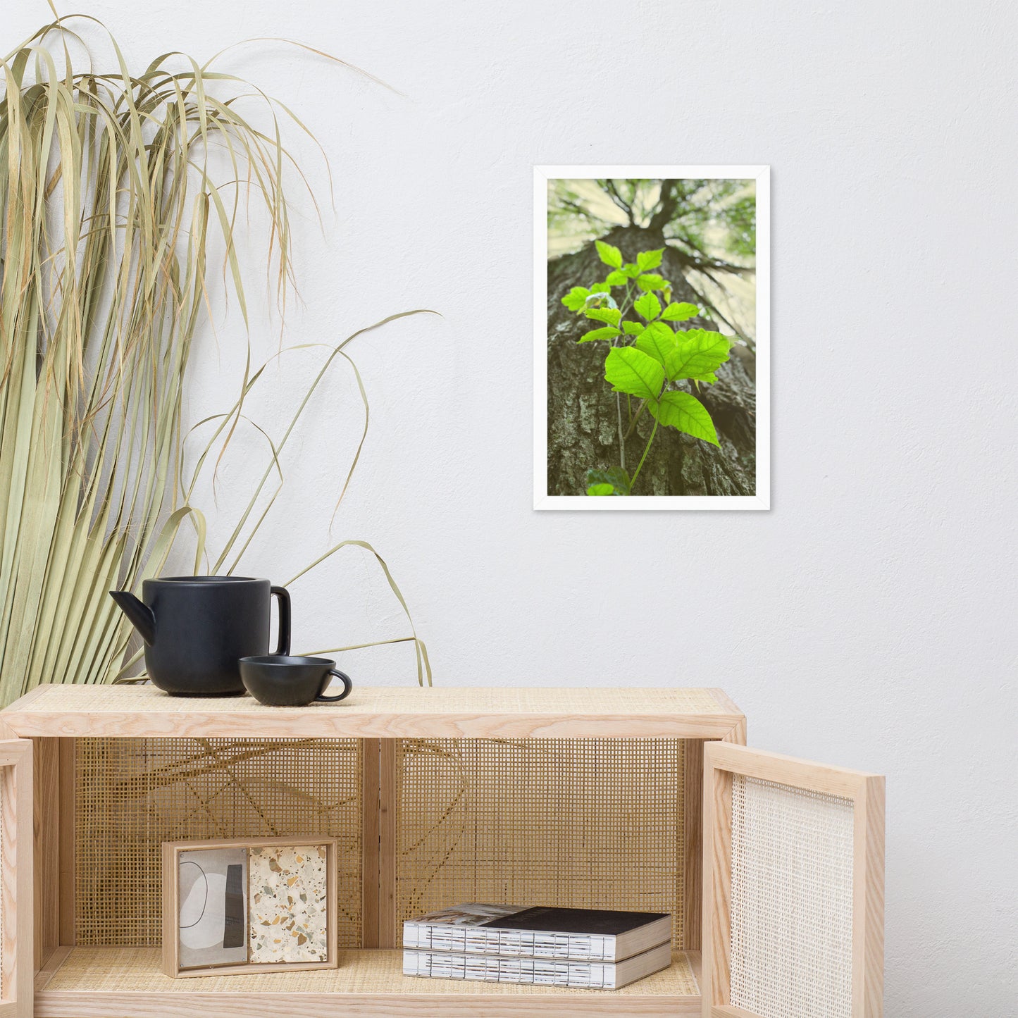 Climbing The Tree Botanical Nature Photo Framed Wall Art Print