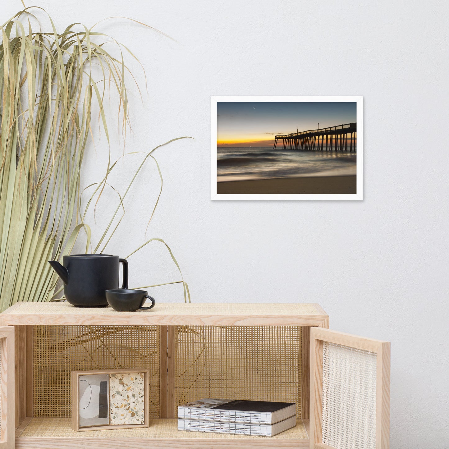 Motion of the Ocean Coastal Landscape Framed Photo Paper Wall Art Prints