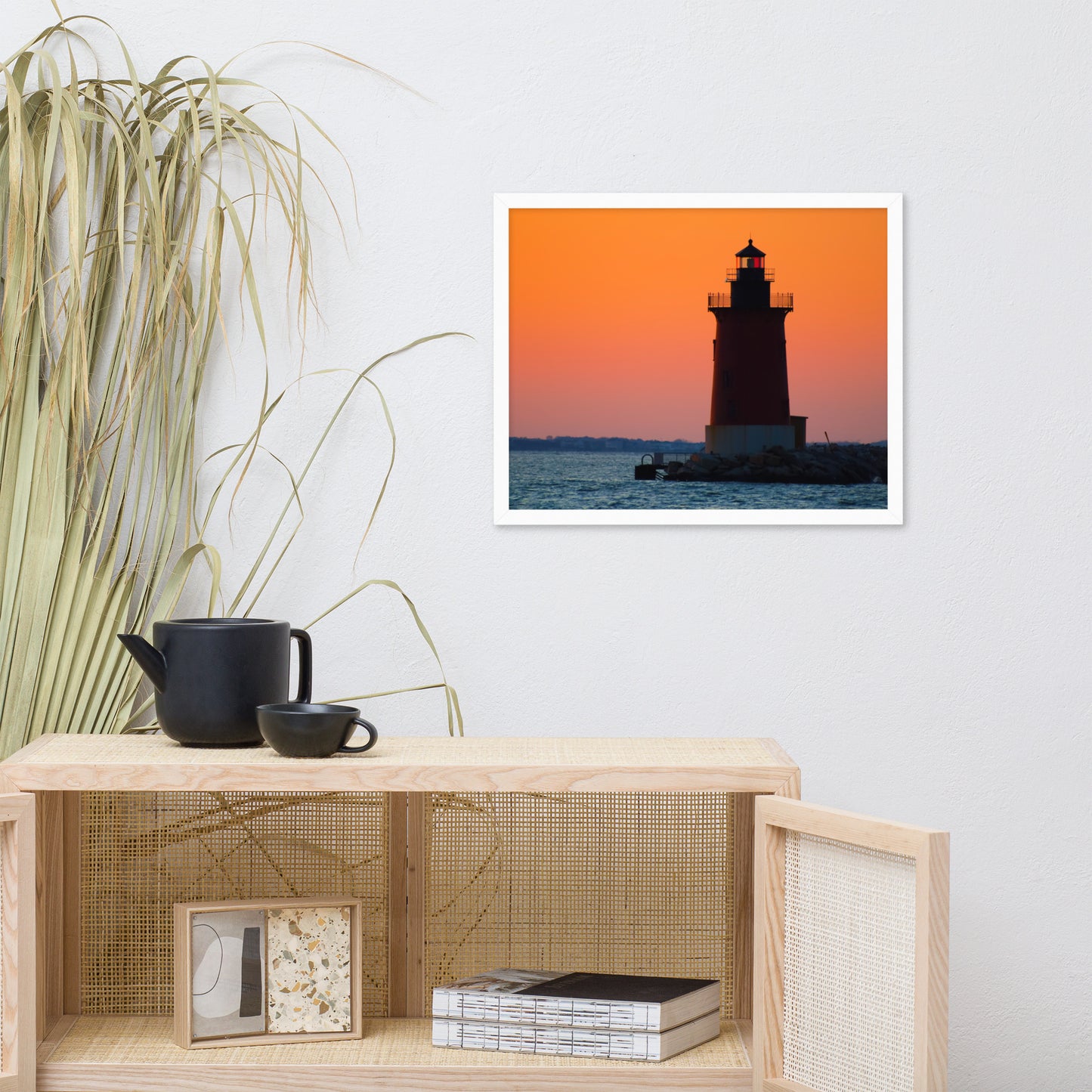 Sunset at Henlopen State Park 3 Framed Photo Paper Wall Art Prints