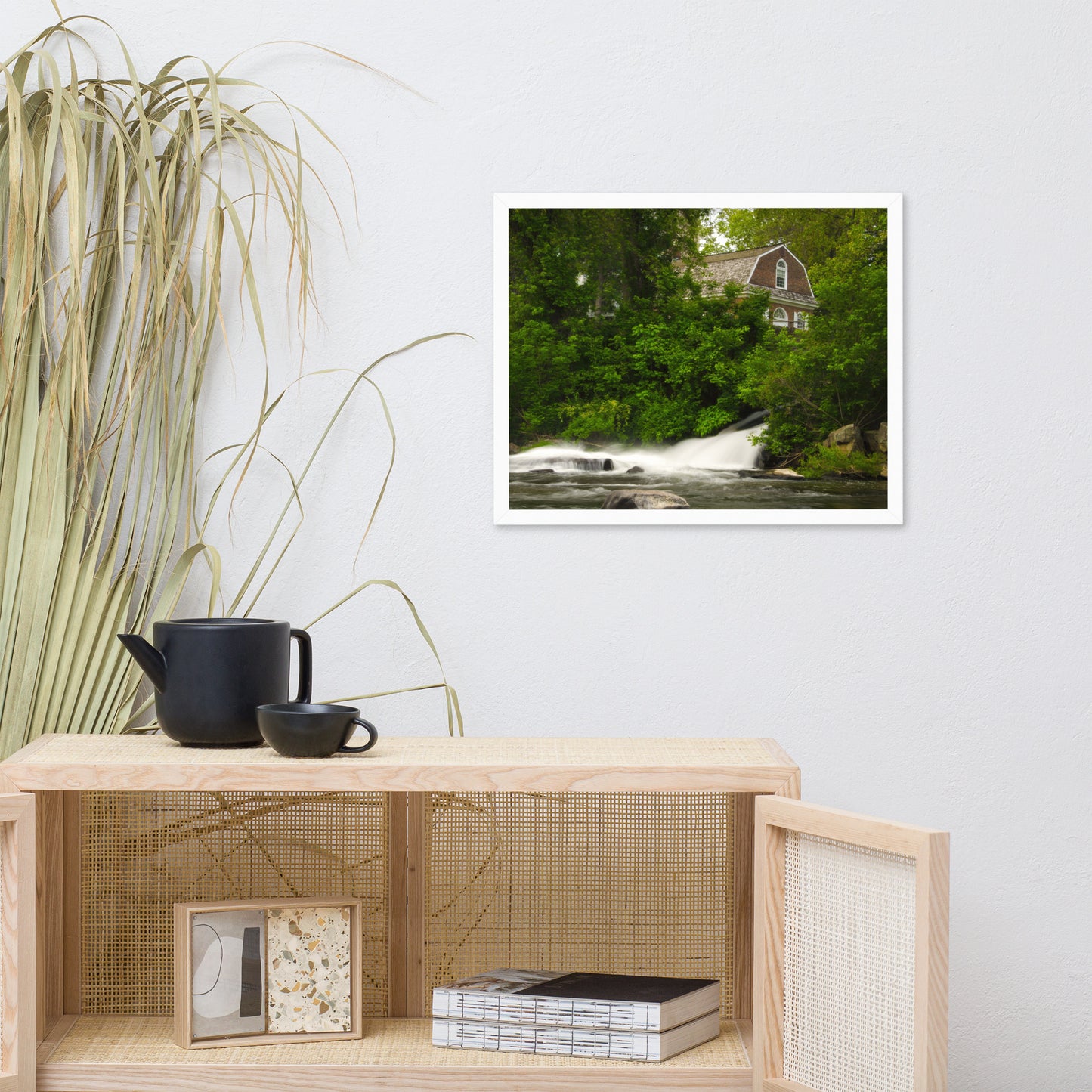 The Brandywine River and First Presbyterian Church Framed Photo Paper Wall Art Prints