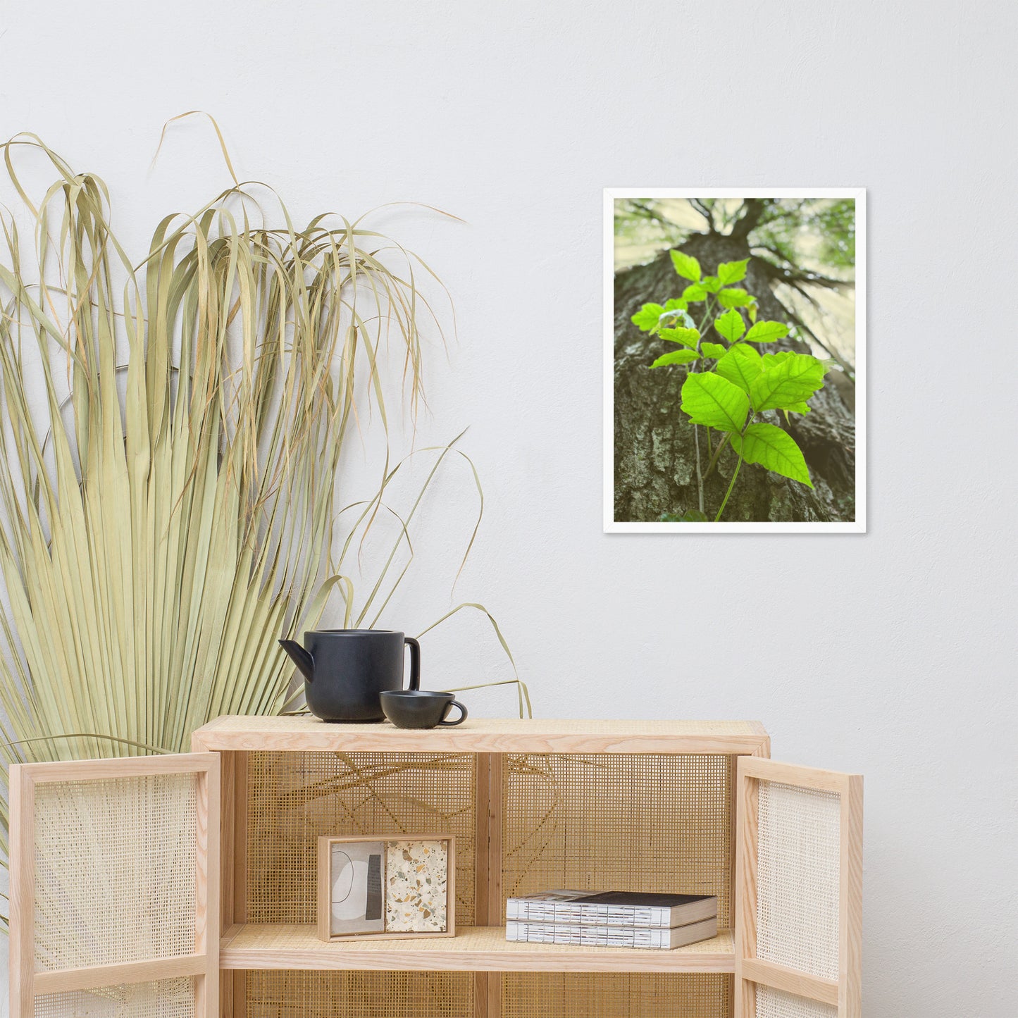 Climbing The Tree Botanical Nature Photo Framed Wall Art Print
