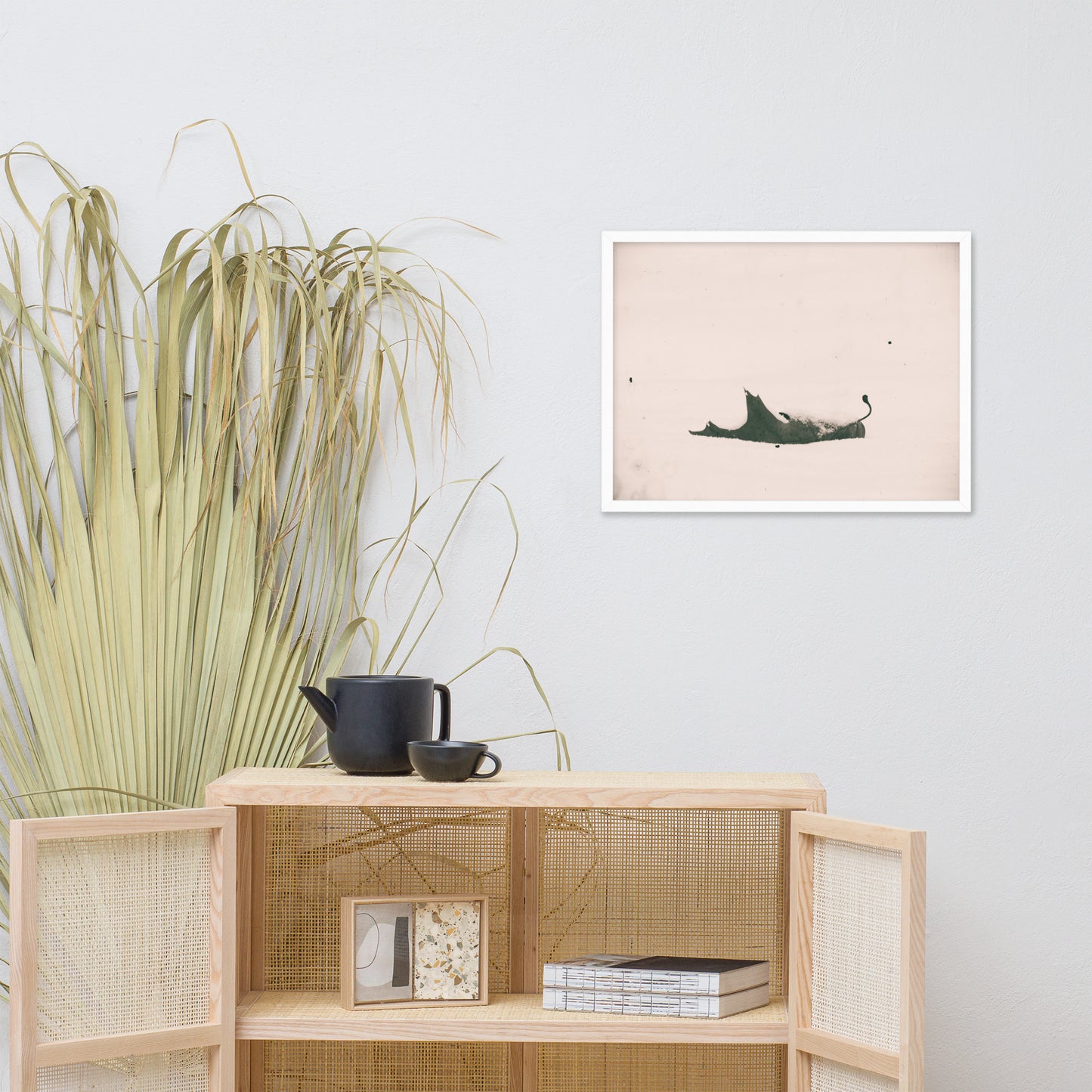 Bleak Winter Botanical Nature Photo Framed Wall Art Print