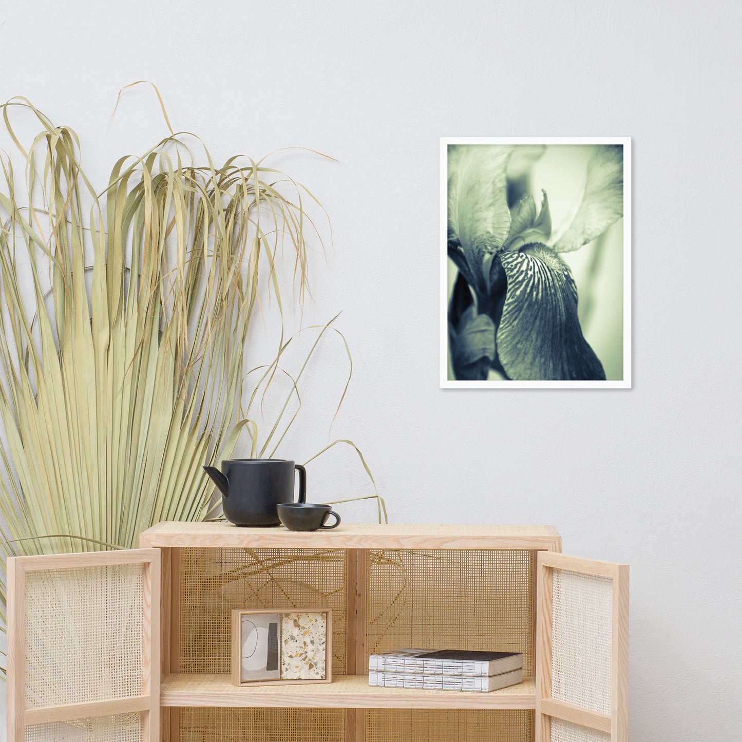 Dining Room Table Wall Art: Abstract Japanese Iris Delight- Botanical / Floral / Flora / Flowers / Nature Photograph Framed Wall Art Print - Artwork - Wall Decor - Home Decor