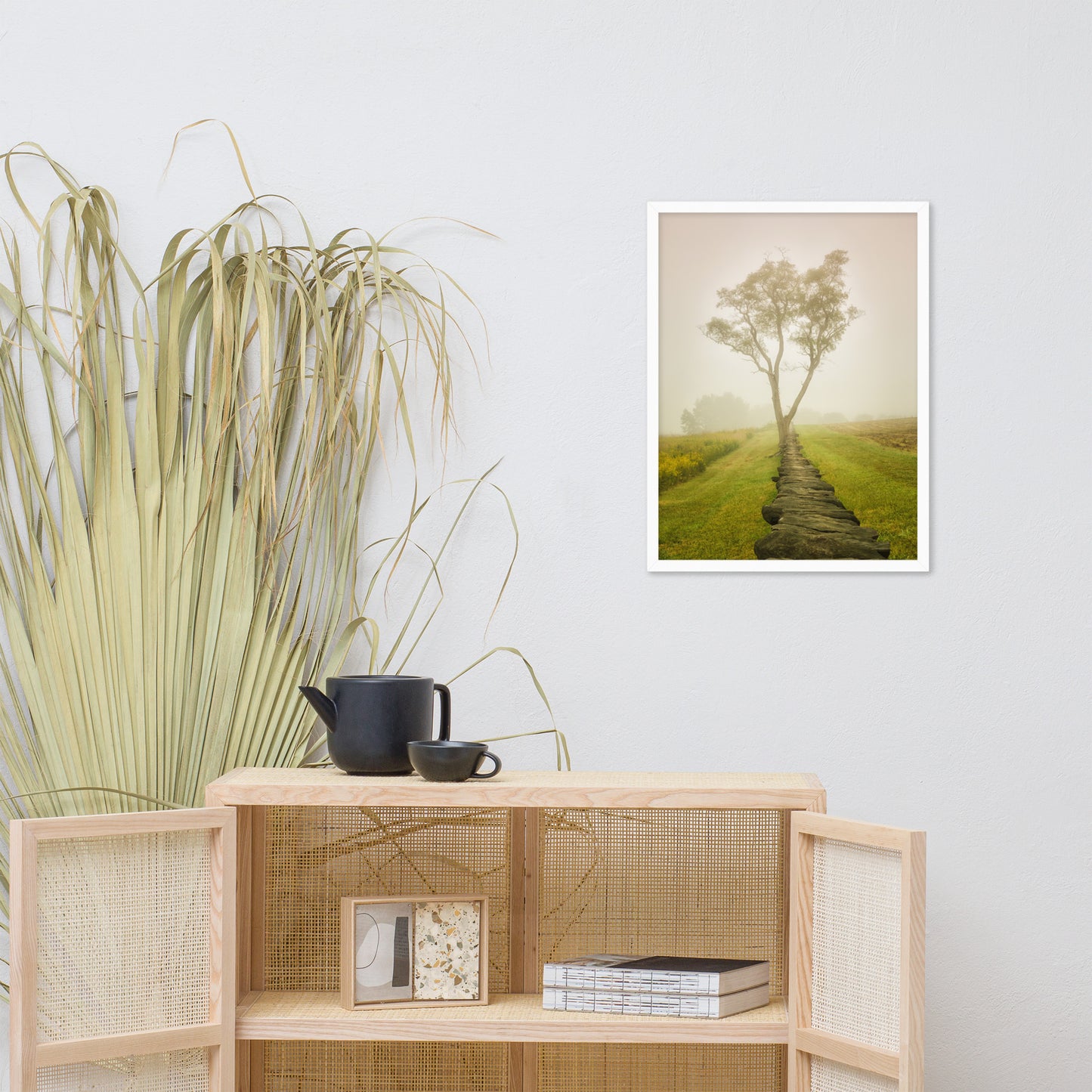 Calming Morning Rural Landscape Framed Photo Wall Art Prints