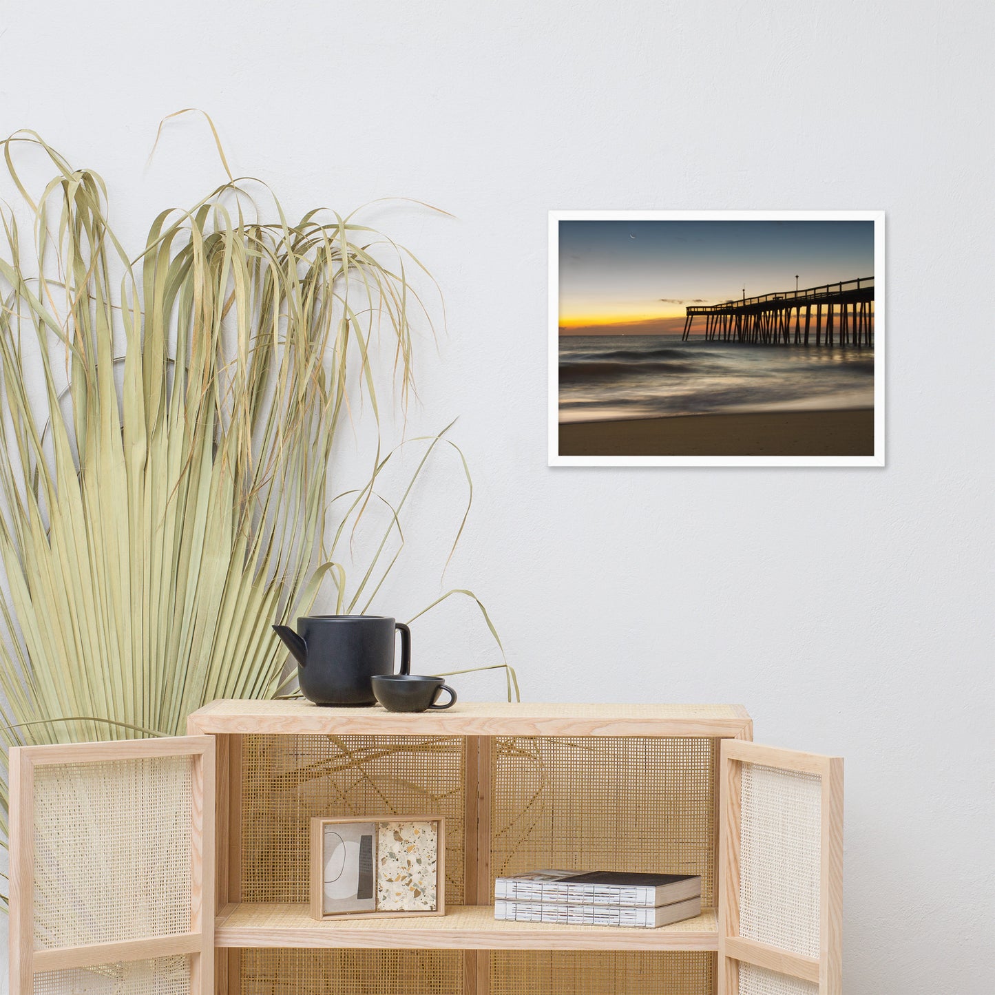 Motion of the Ocean Coastal Landscape Framed Photo Paper Wall Art Prints