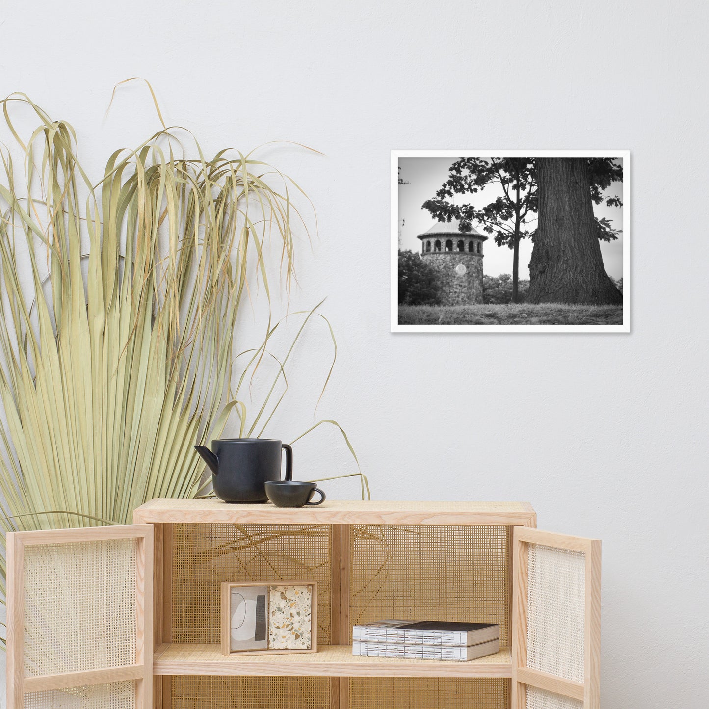 Rockford Tower in Black and White Framed Photo Paper Wall Art Prints