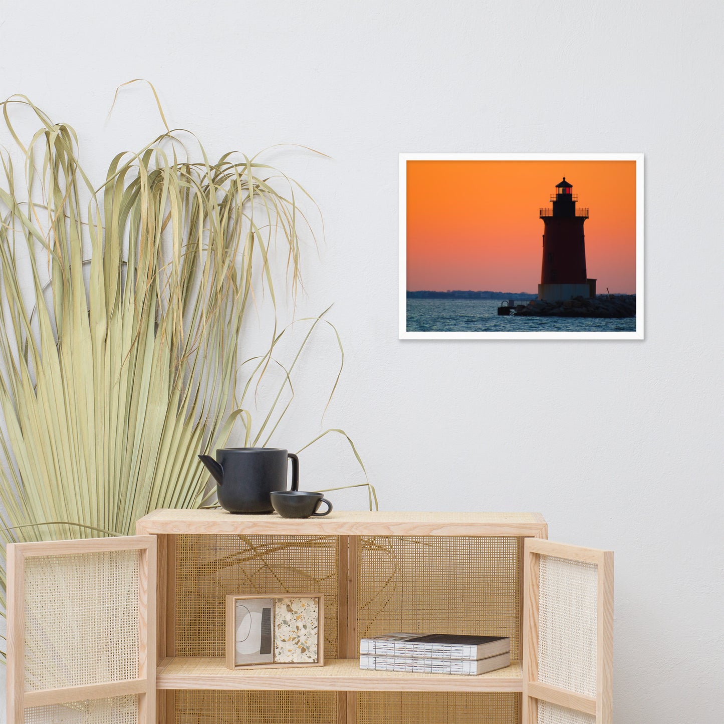 Sunset at Henlopen State Park 3 Framed Photo Paper Wall Art Prints