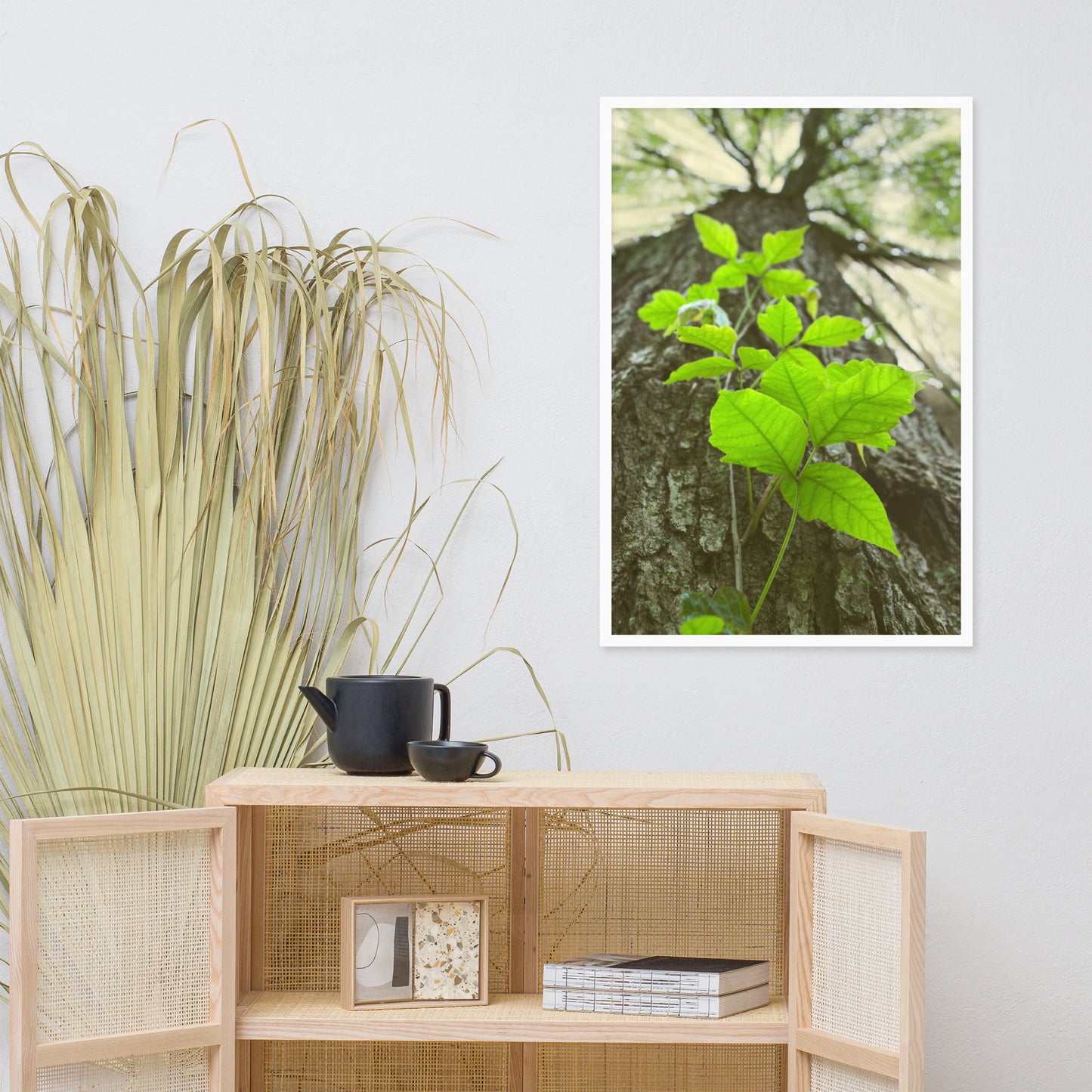 Climbing The Tree Botanical Nature Photo Framed Wall Art Print