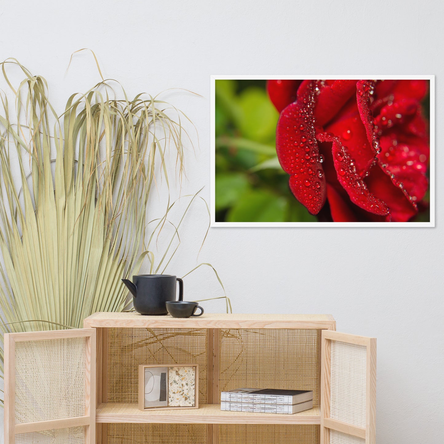 Bold and Beautiful Floral Nature Photo Framed Wall Art Print
