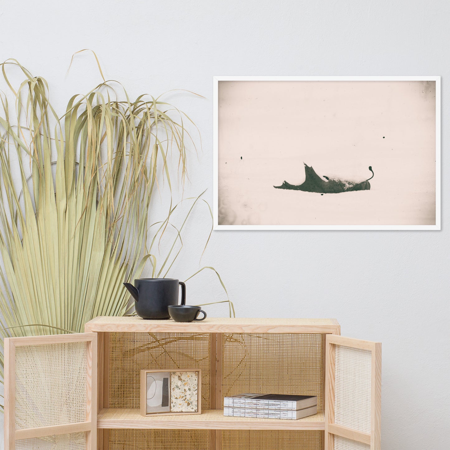 Bleak Winter Botanical Nature Photo Framed Wall Art Print