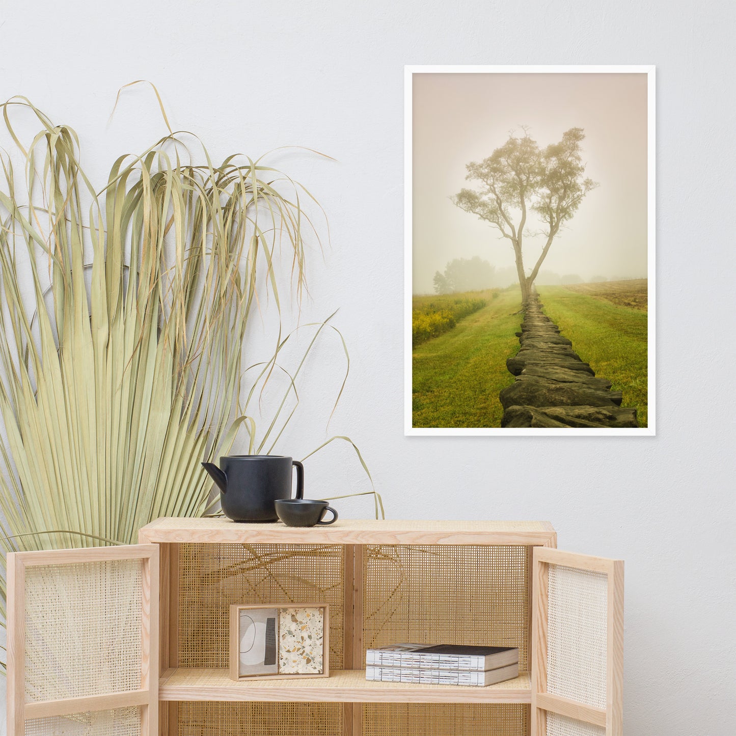 Calming Morning Rural Landscape Framed Photo Wall Art Prints