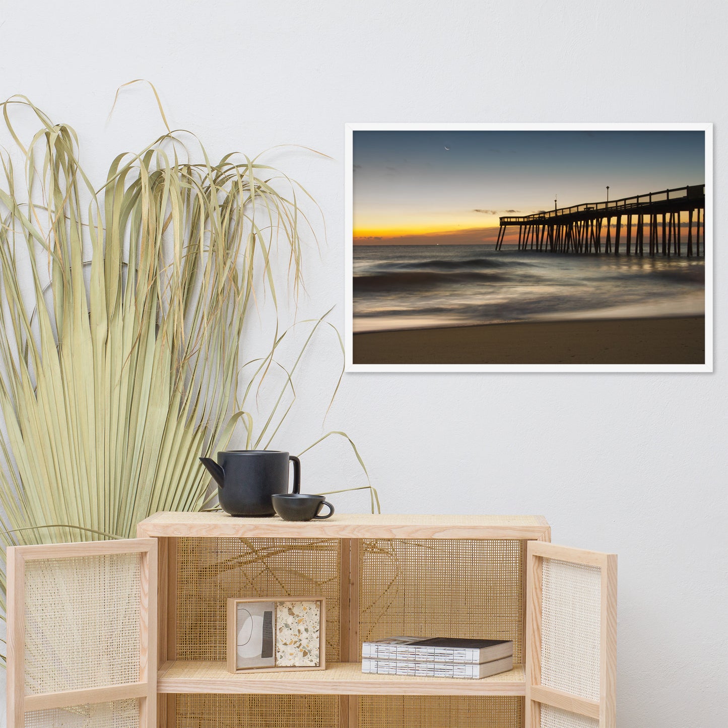 Motion of the Ocean Coastal Landscape Framed Photo Paper Wall Art Prints