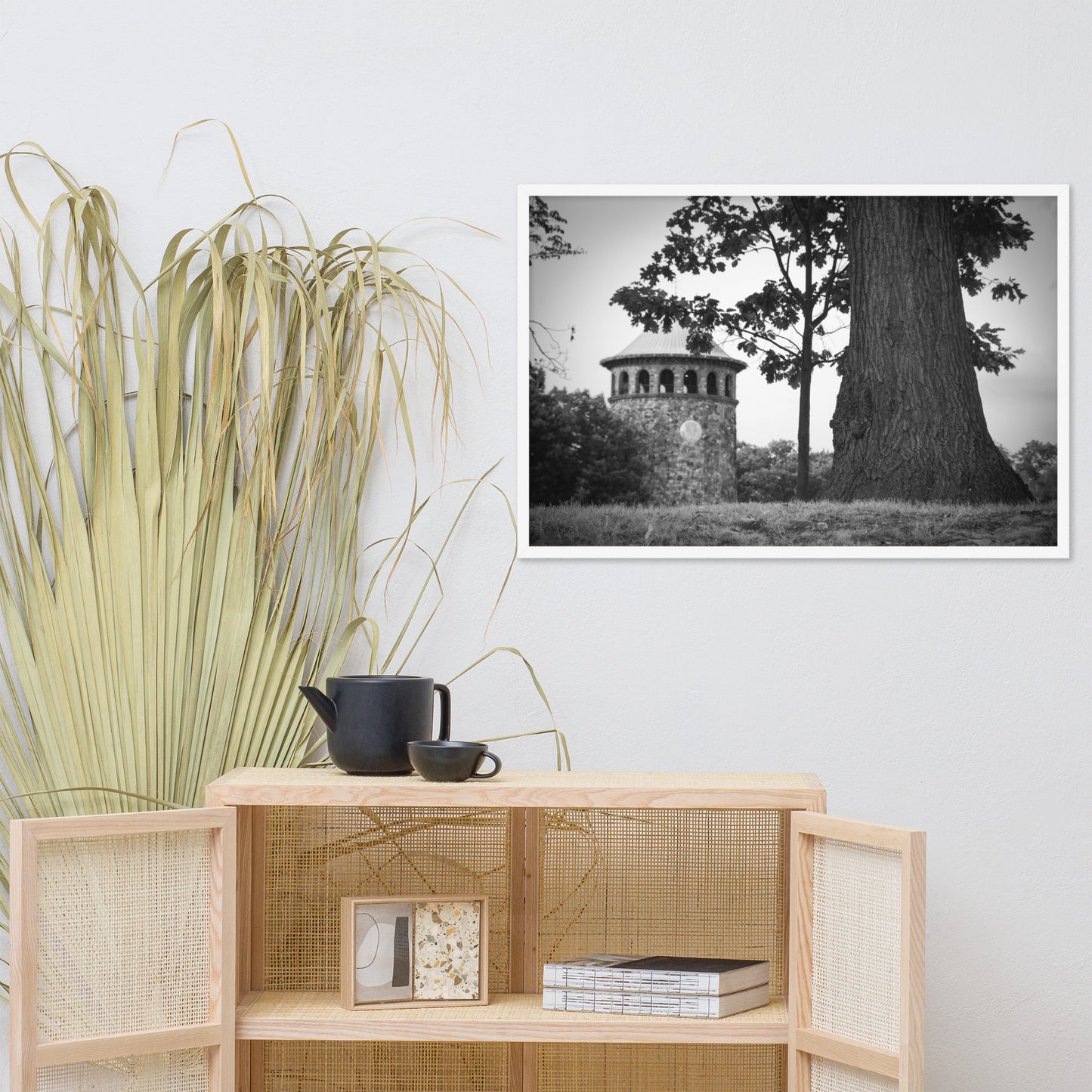 Rockford Tower in Black and White Framed Photo Paper Wall Art Prints