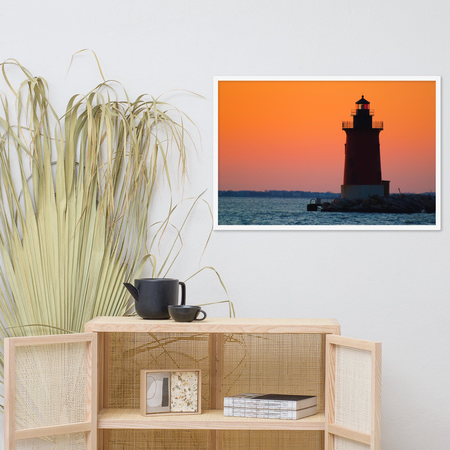 Sunset at Henlopen State Park 3 Framed Photo Paper Wall Art Prints