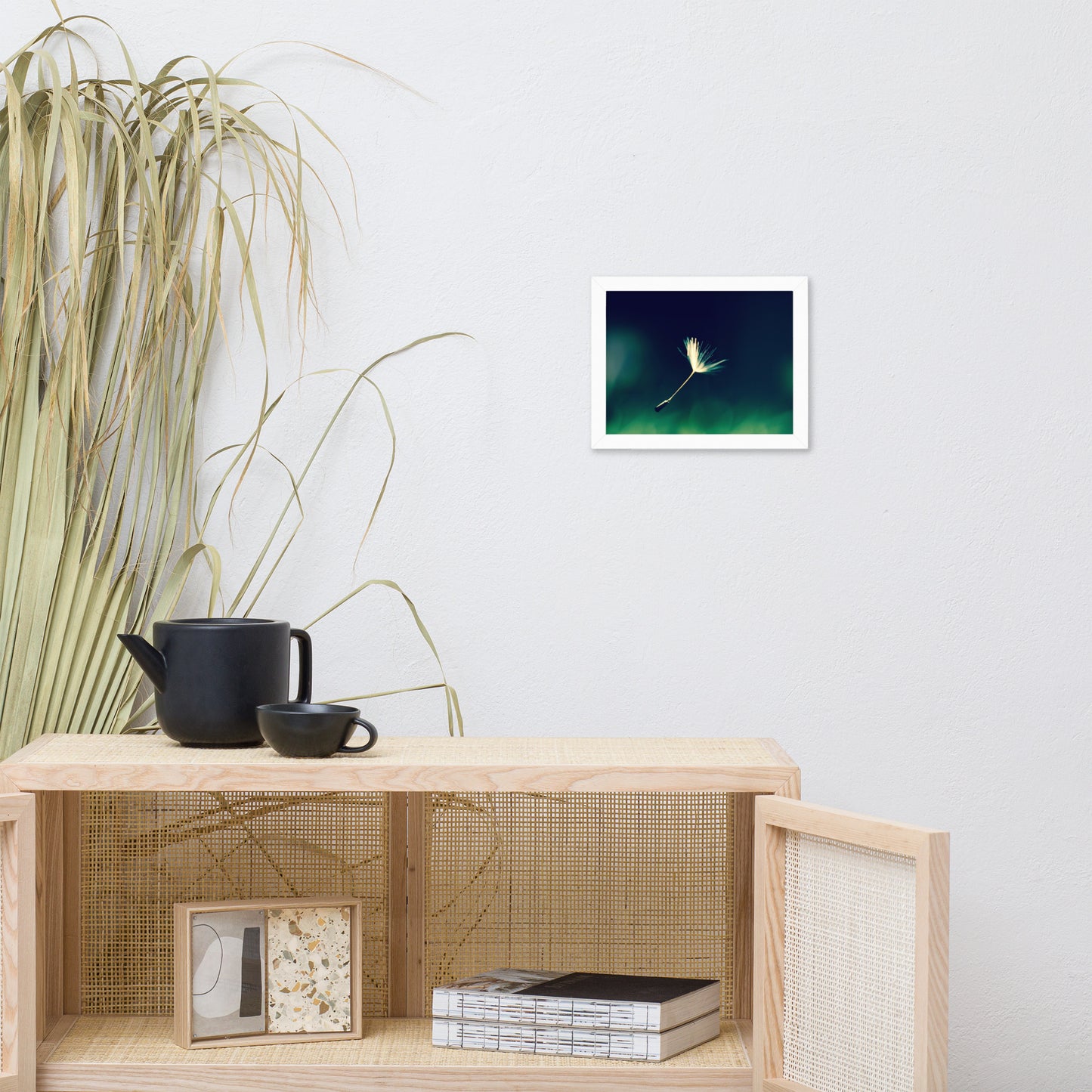 Blowing in the Wind Botanical Nature Photo Framed Wall Art Print