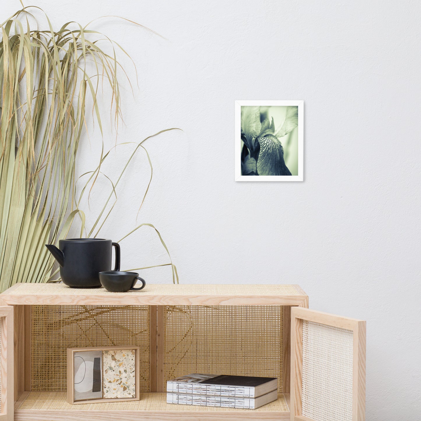 Dining Area Wall Decor Ideas: Abstract Japanese Iris Delight- Botanical / Floral / Flora / Flowers / Nature Photograph Framed Wall Art Print - Artwork - Wall Decor - Home Decor
